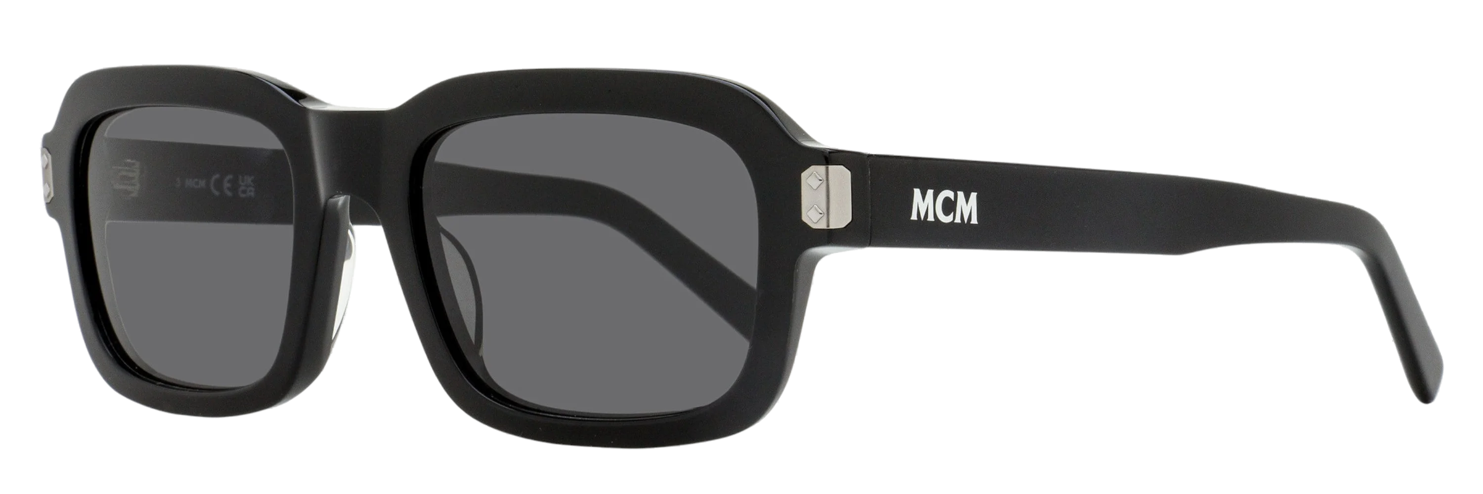 MCM MW0030 Rectangular Acetate Sunglasses — Black by MCM