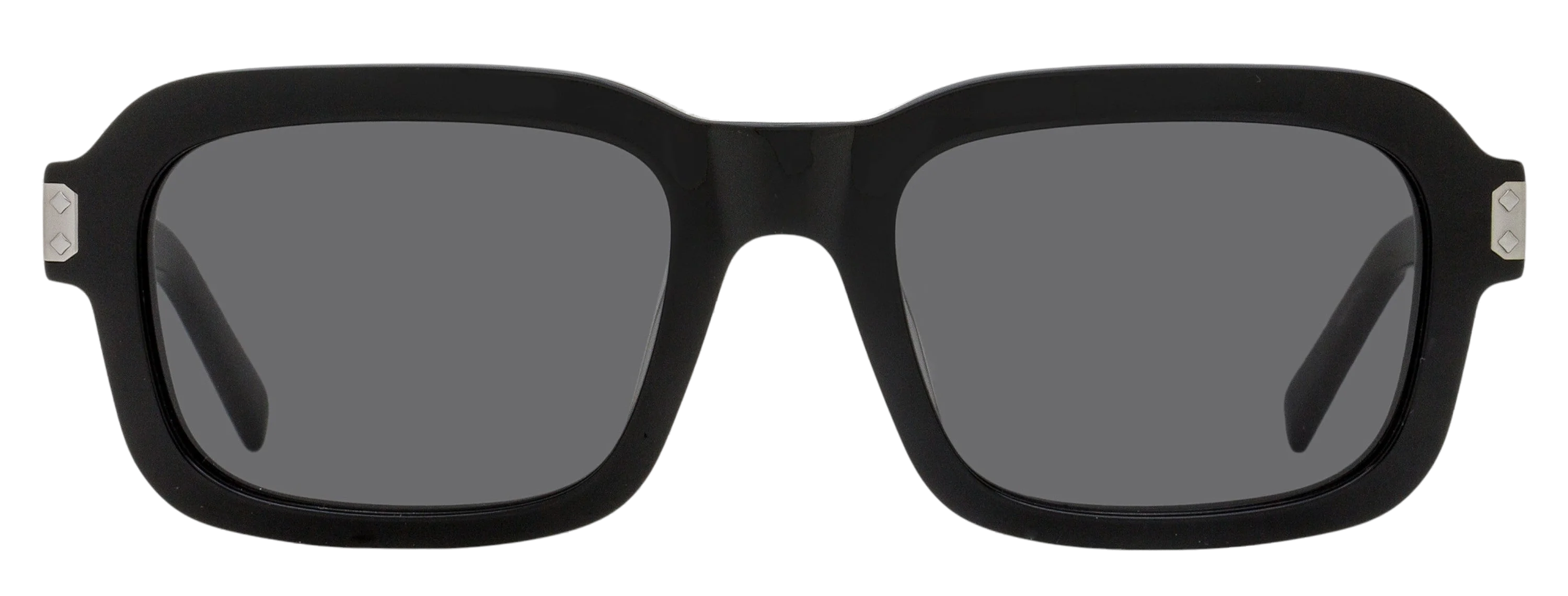 MCM MW0030 Rectangular Acetate Sunglasses — Black, view 2