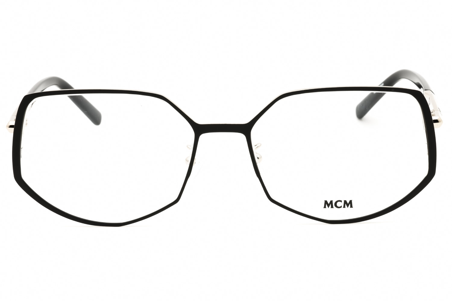 MCM MW5015H Oval Metal Frame Eyeglasses — Black, view 2