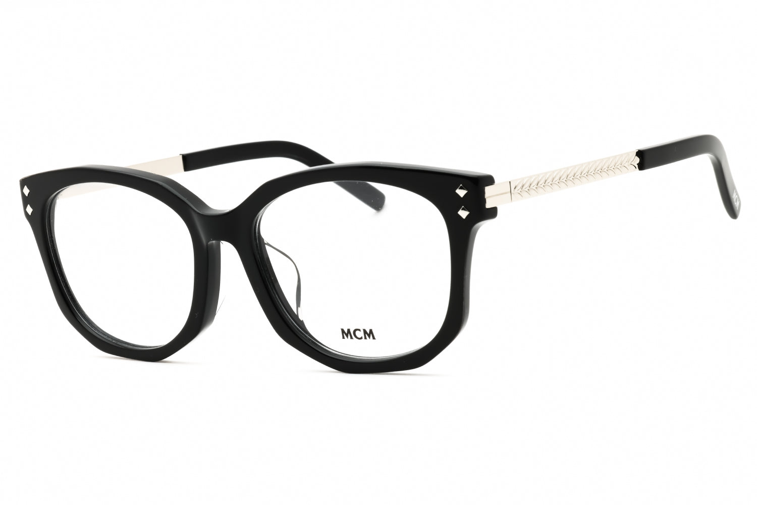 MCM MW5017D Round Acetate Eyeglasses — Black by MCM