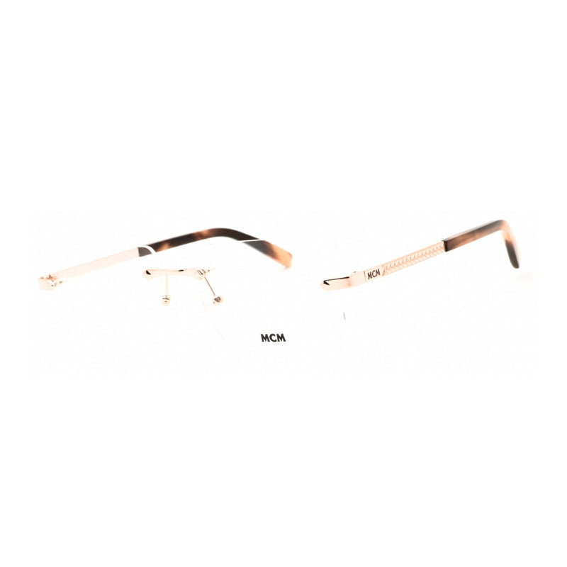 MCM MW5018-H028 Rectangle Rimless Eyeglasses — Rose gold by MCM