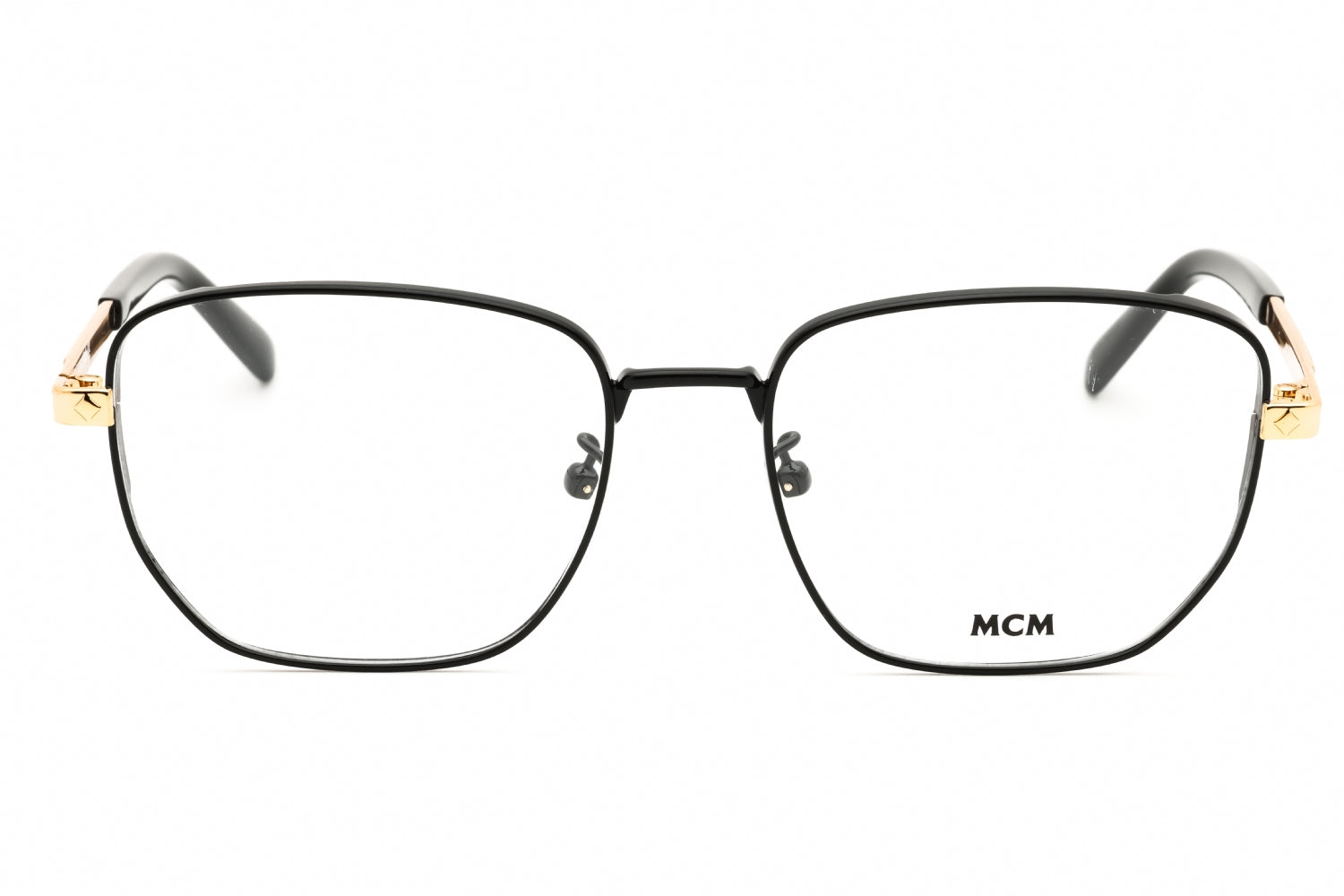 MCM MW5021H Metal Oval Frame Eyeglasses — Black, view 2