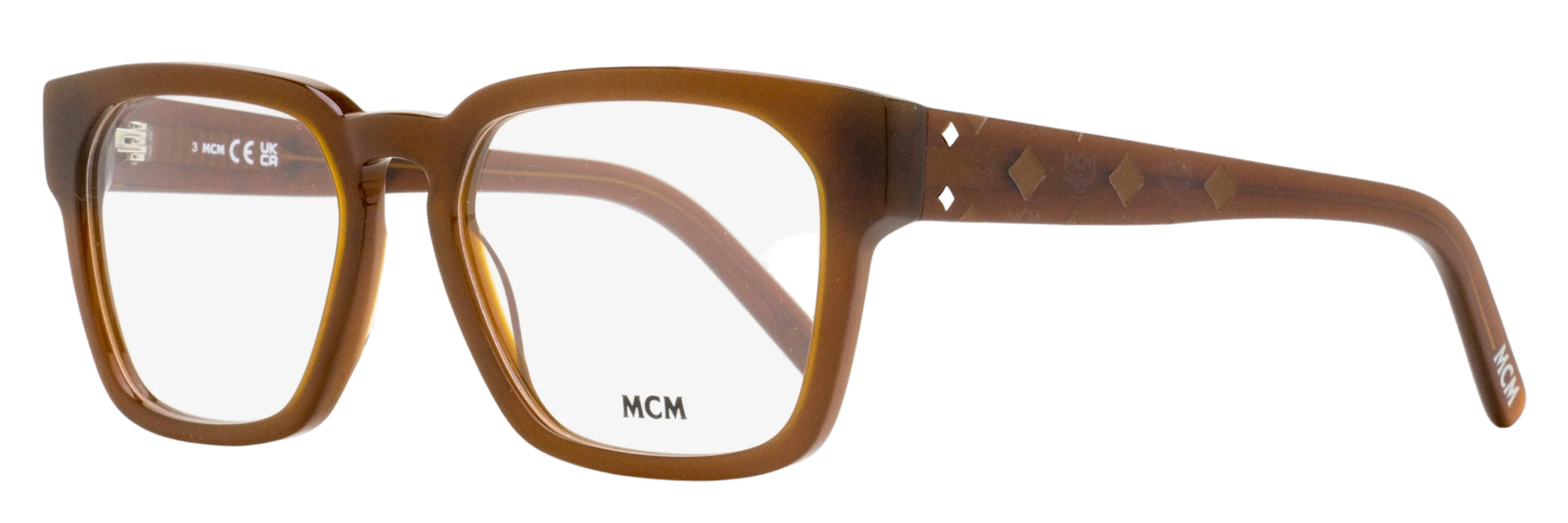 MCM MW5032 Square Keyhole Eyeglasses — Brown by MCM