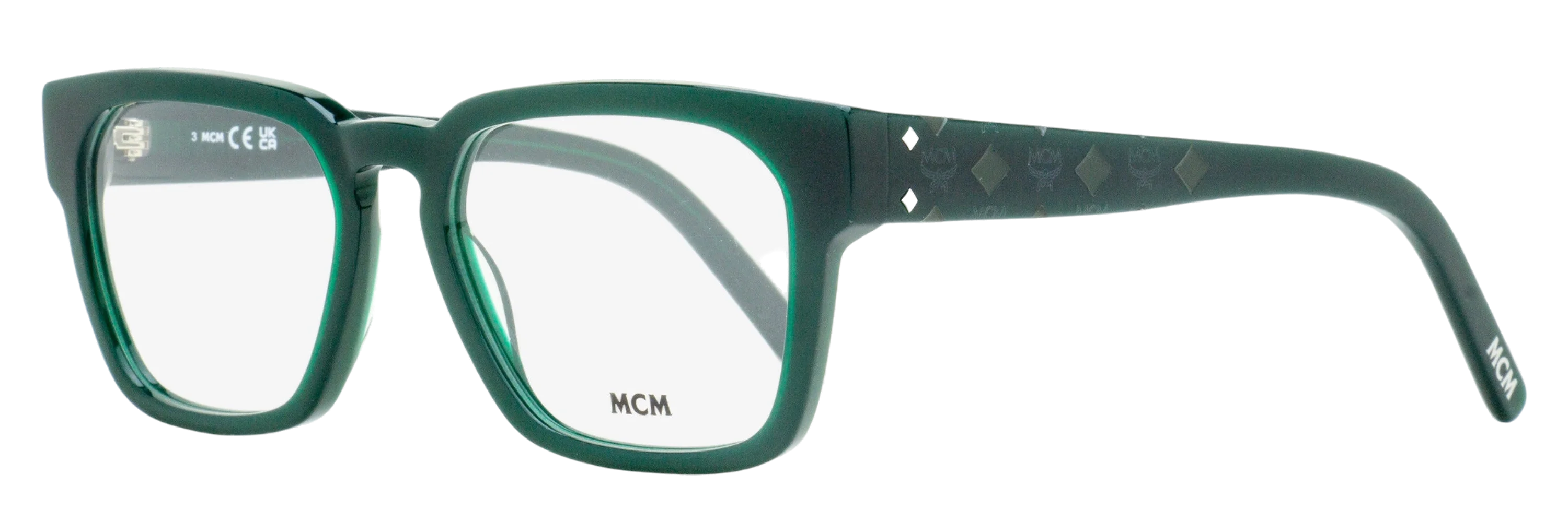 MCM MW5032 Square Keyhole Eyeglasses — Green by MCM