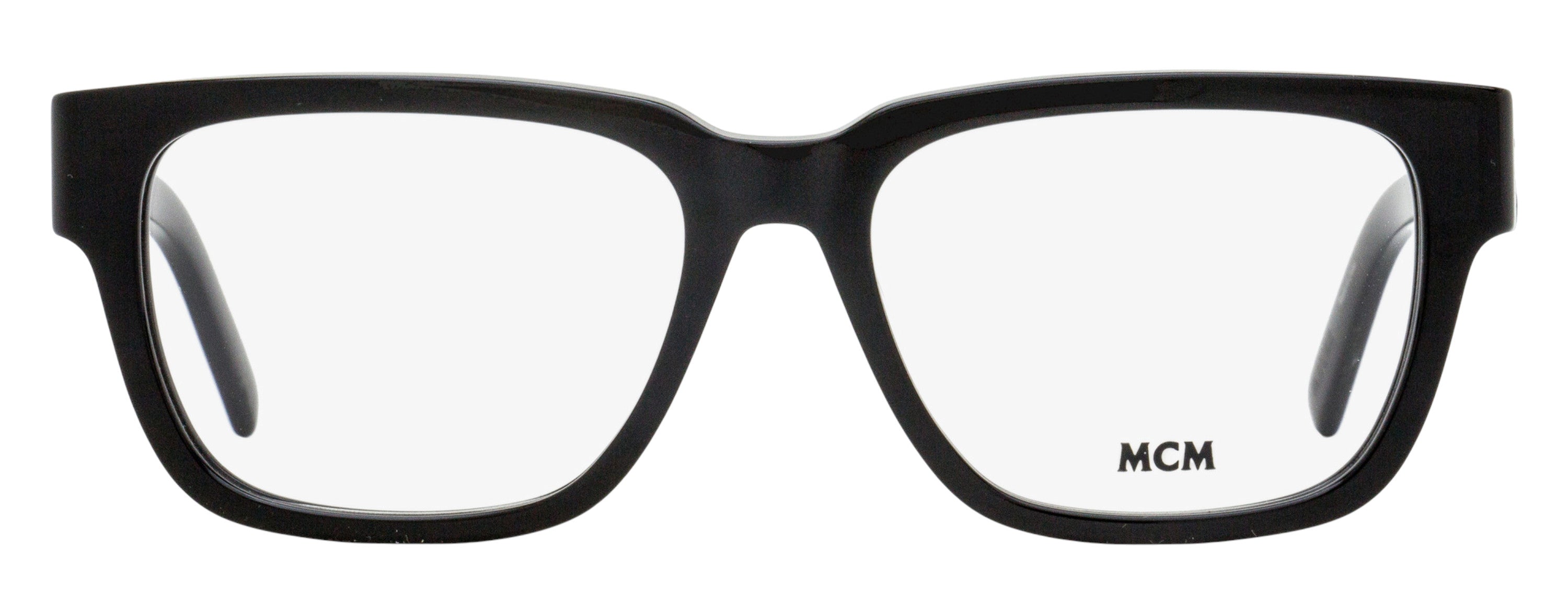 MCM MW5033 Rectangular Visetos Eyeglasses — Black, view 2