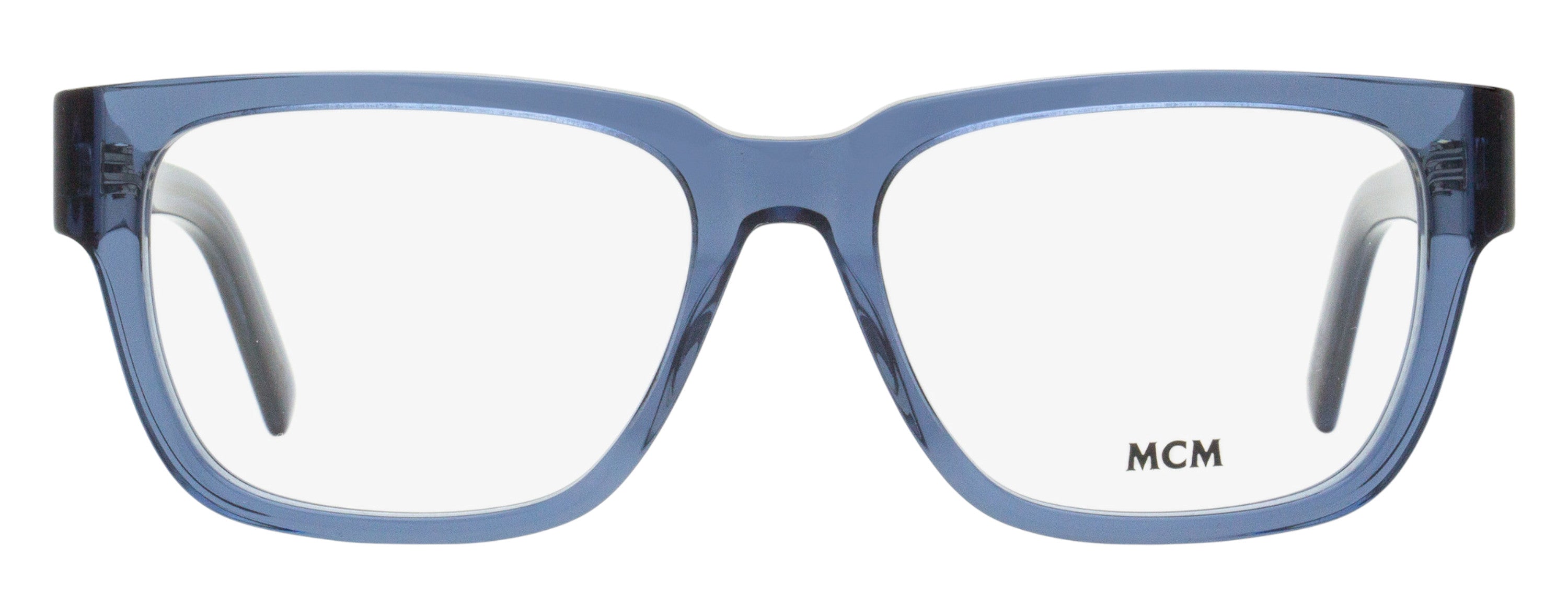 MCM MW5033 Rectangular Visetos Eyeglasses — Blue, view 2