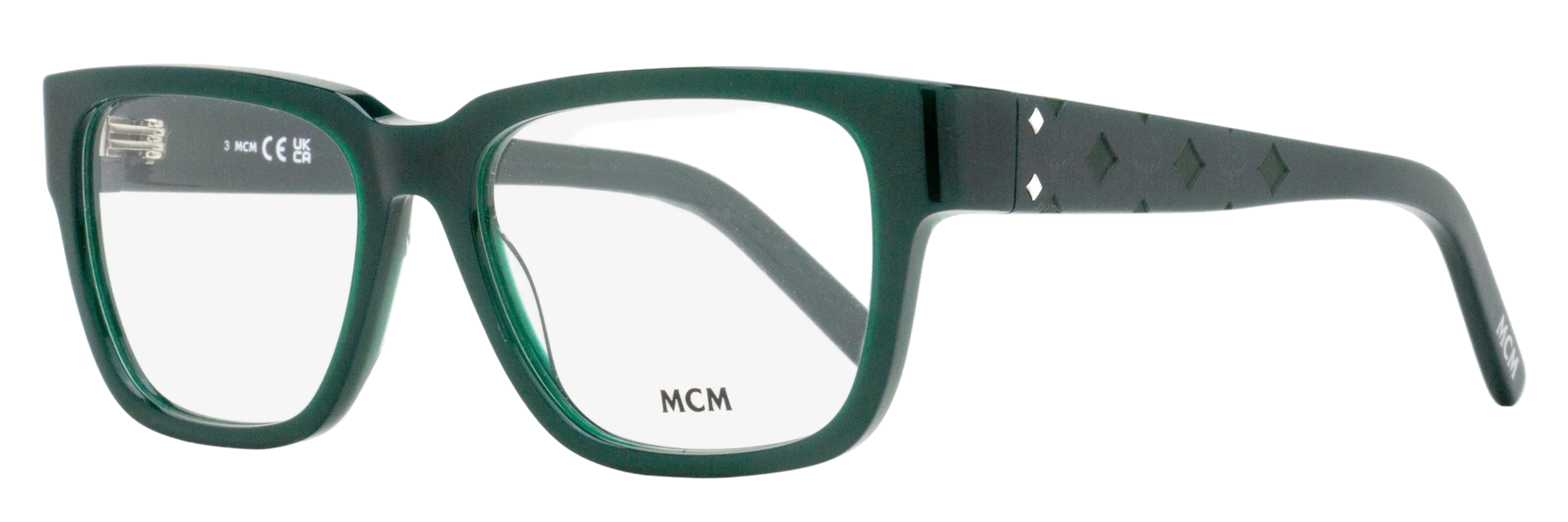 MCM MW5033 Rectangular Visetos Eyeglasses — Green by MCM