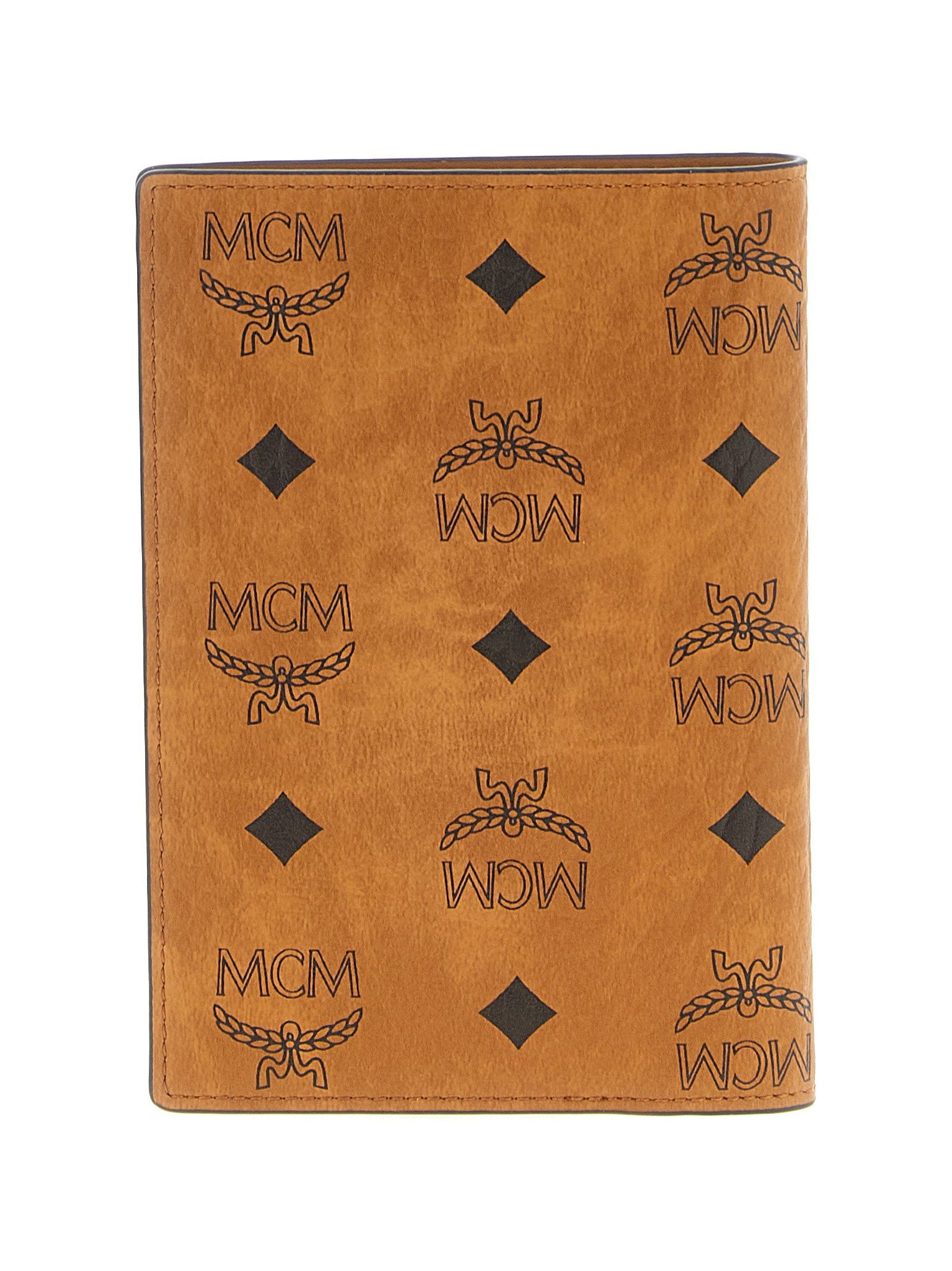 Mcm Ottomar Passport Holder — Cognac, view 2