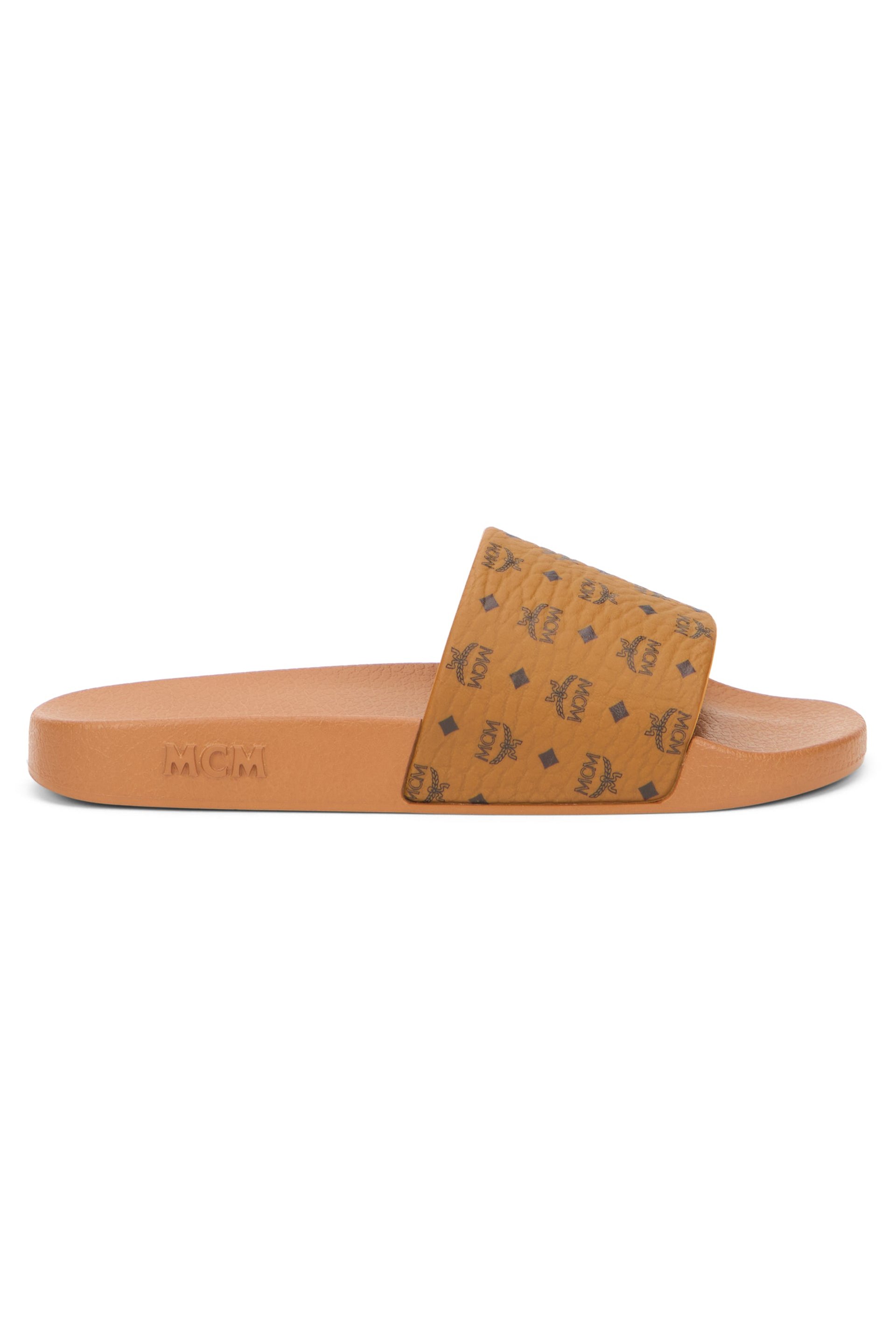 MCM TPU Rubber Slide Sandal — Cognac by MCM