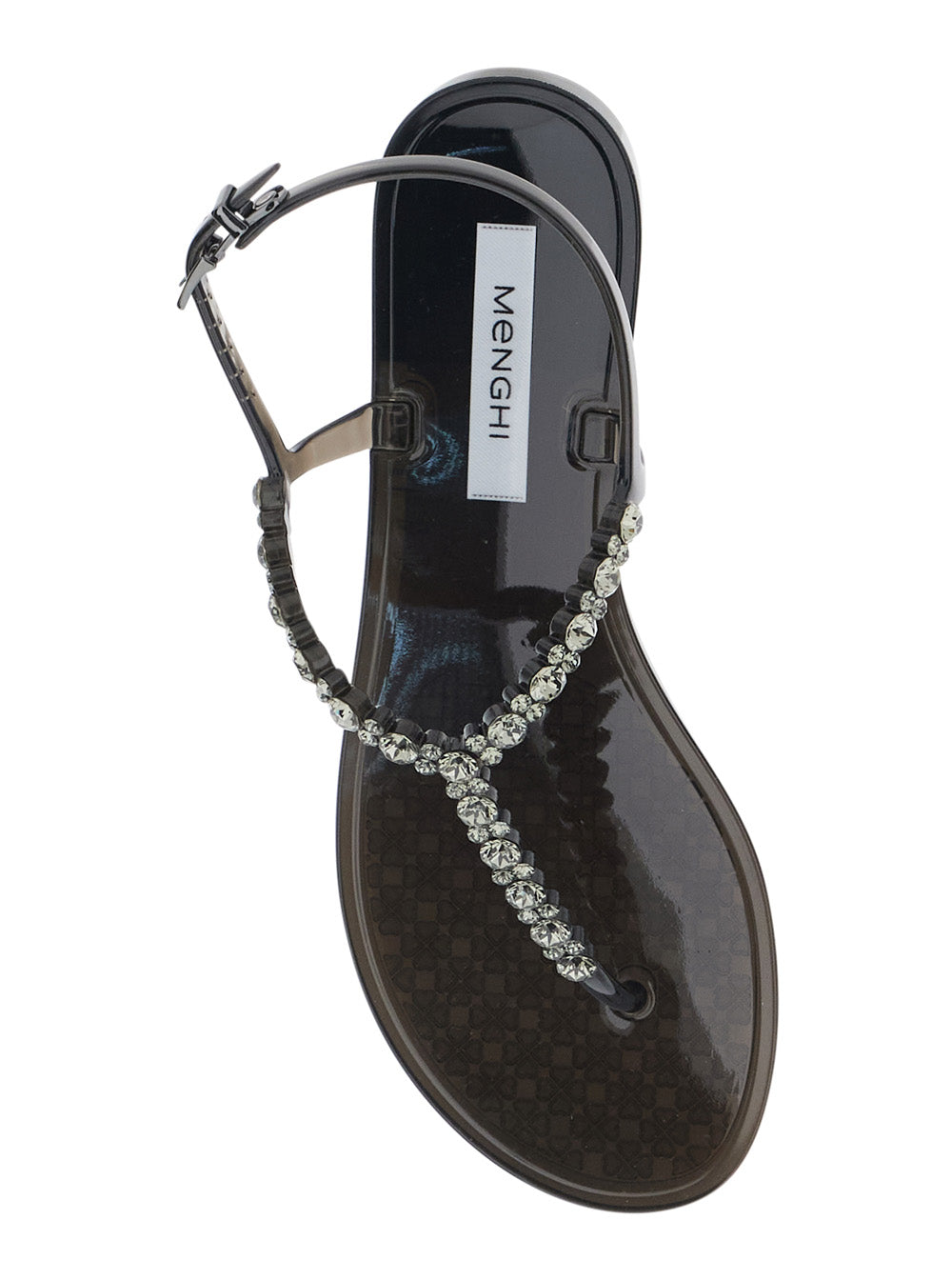 Menghi Bianca Sandals — Black, view 4