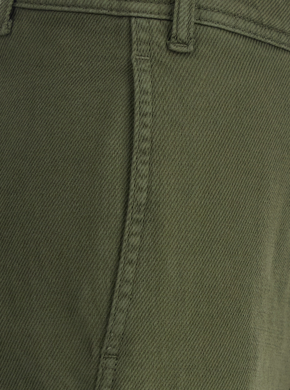 Merci Five-Pocket Cotton Jeans — Green, view 3