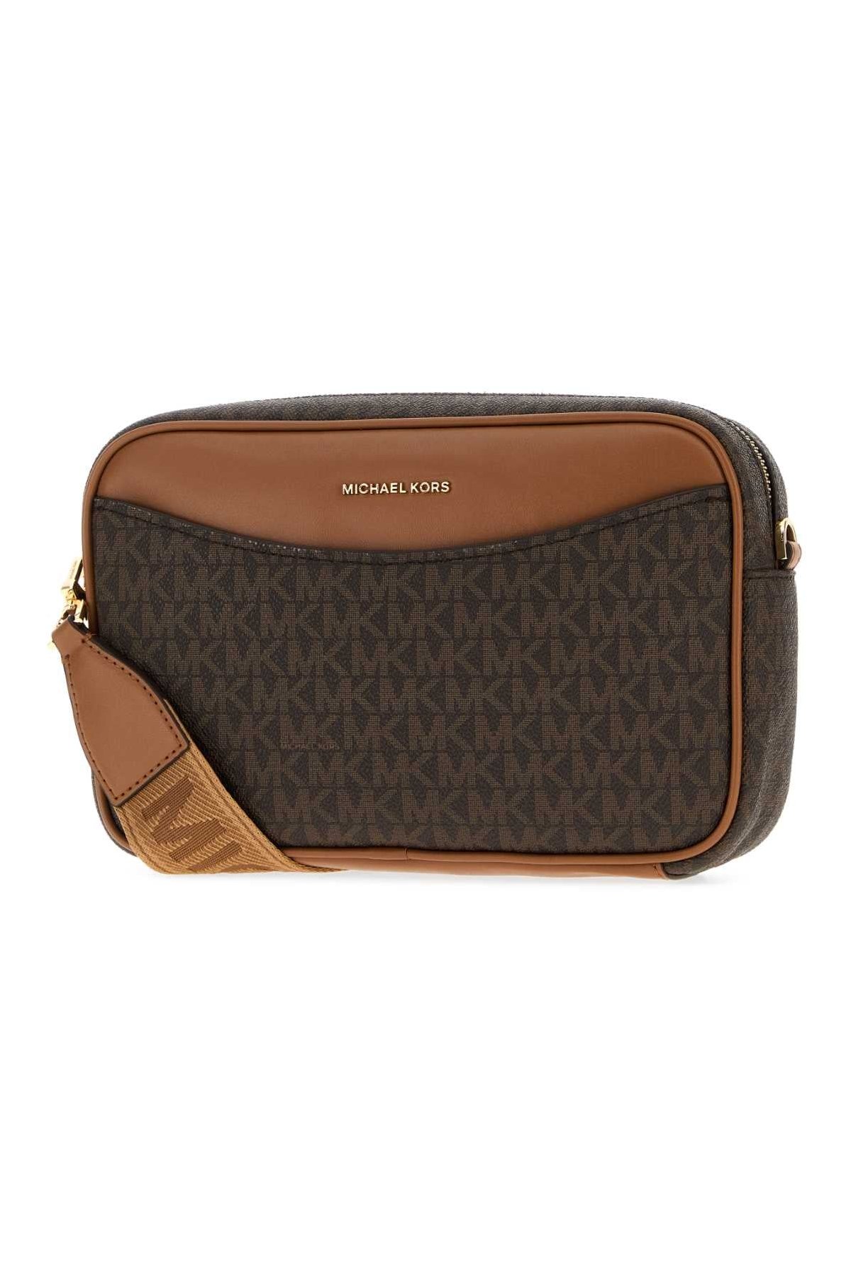 Michael By Michael Kors Bev Crossbody Bag — Brown, view 2