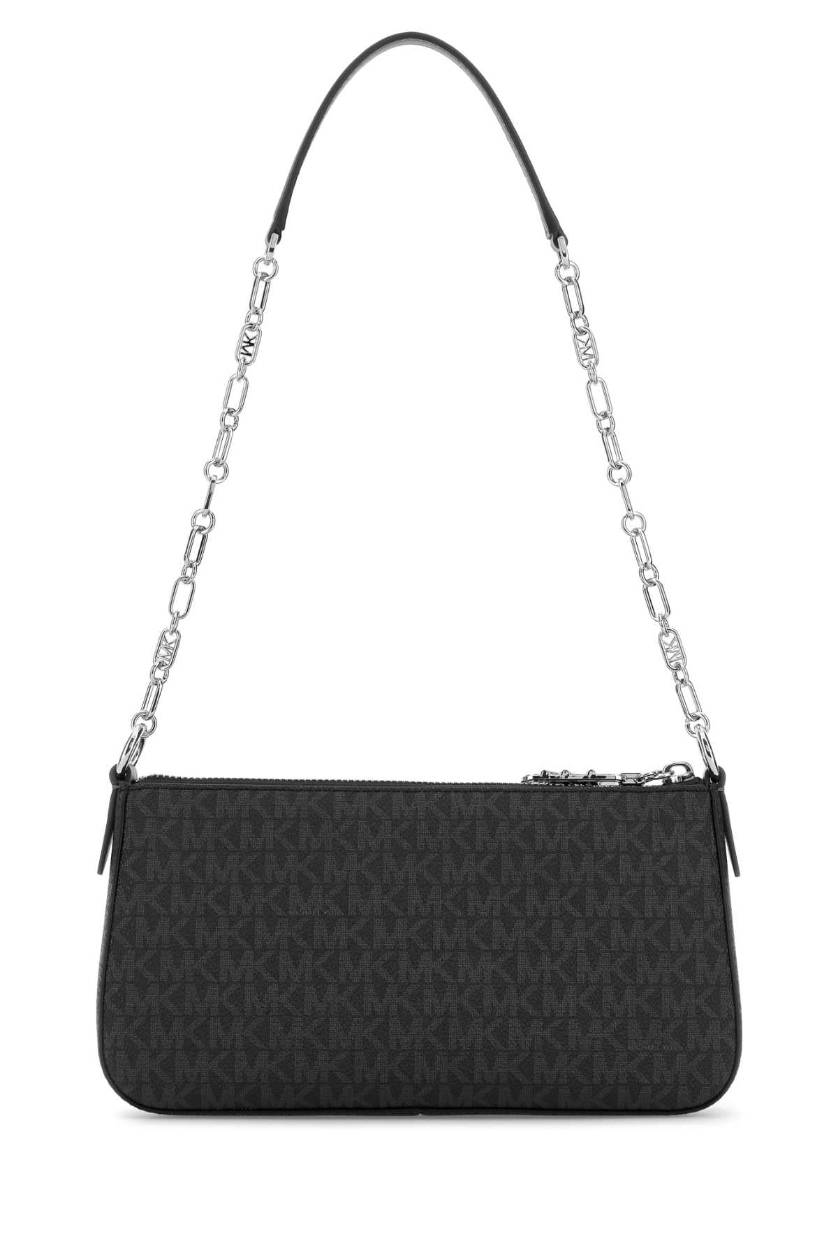Michael By Michael Kors Chain Shoulder Bag — Black, view 3