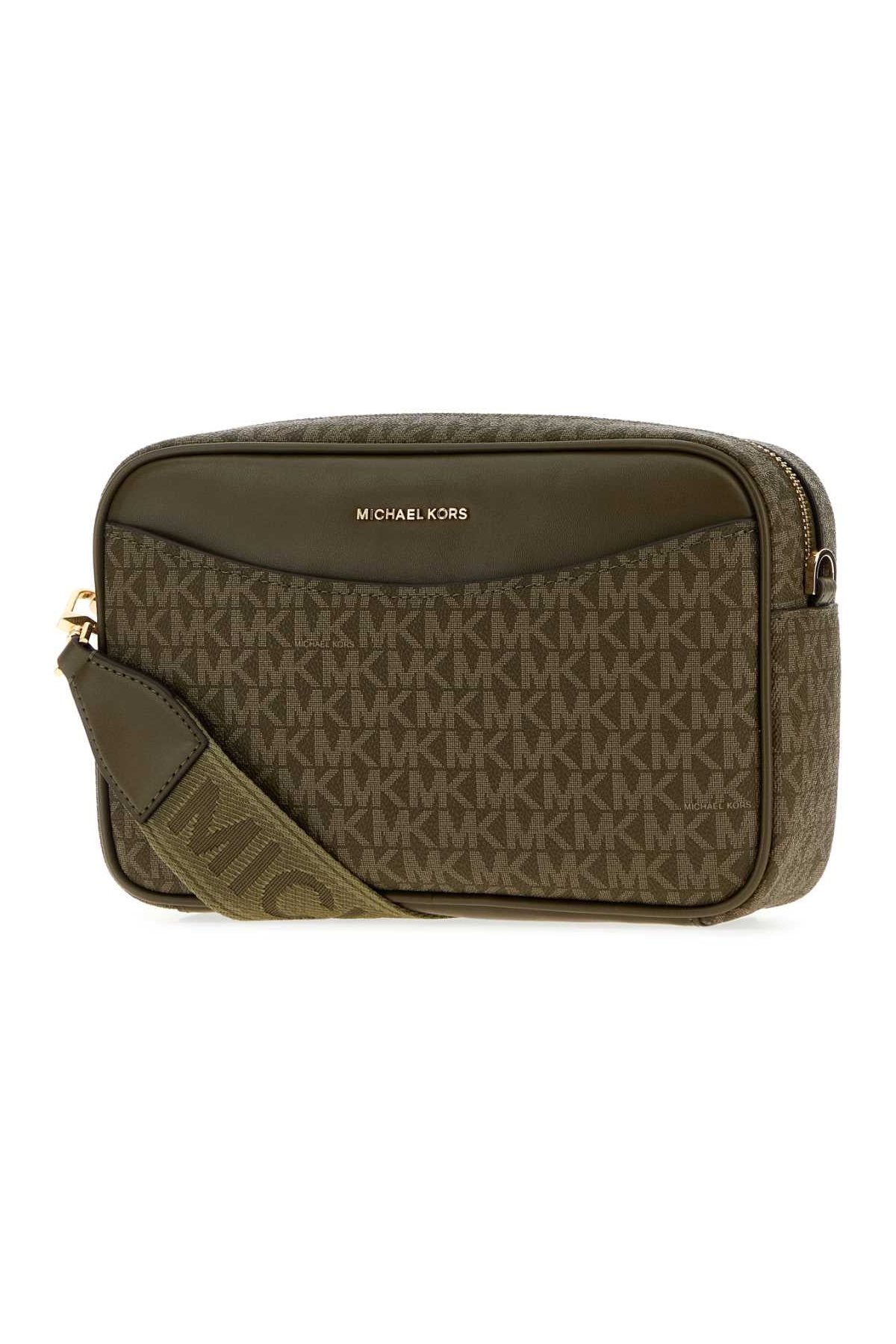 Michael By Michael Kors Pckt Crossbody Bag — Green, view 2