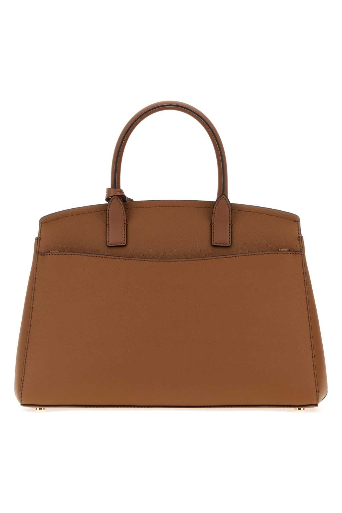 Michael By Michael Kors Hamilton Top Handle Bag — Brown, view 3