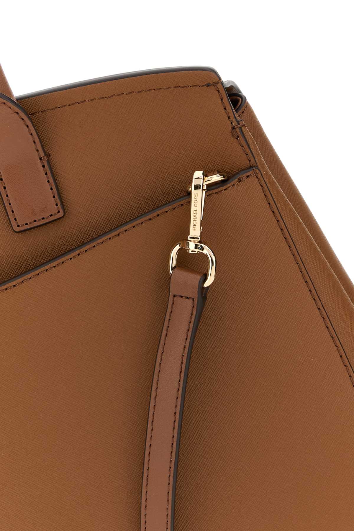 Michael By Michael Kors Hamilton Top Handle Bag — Brown, view 4