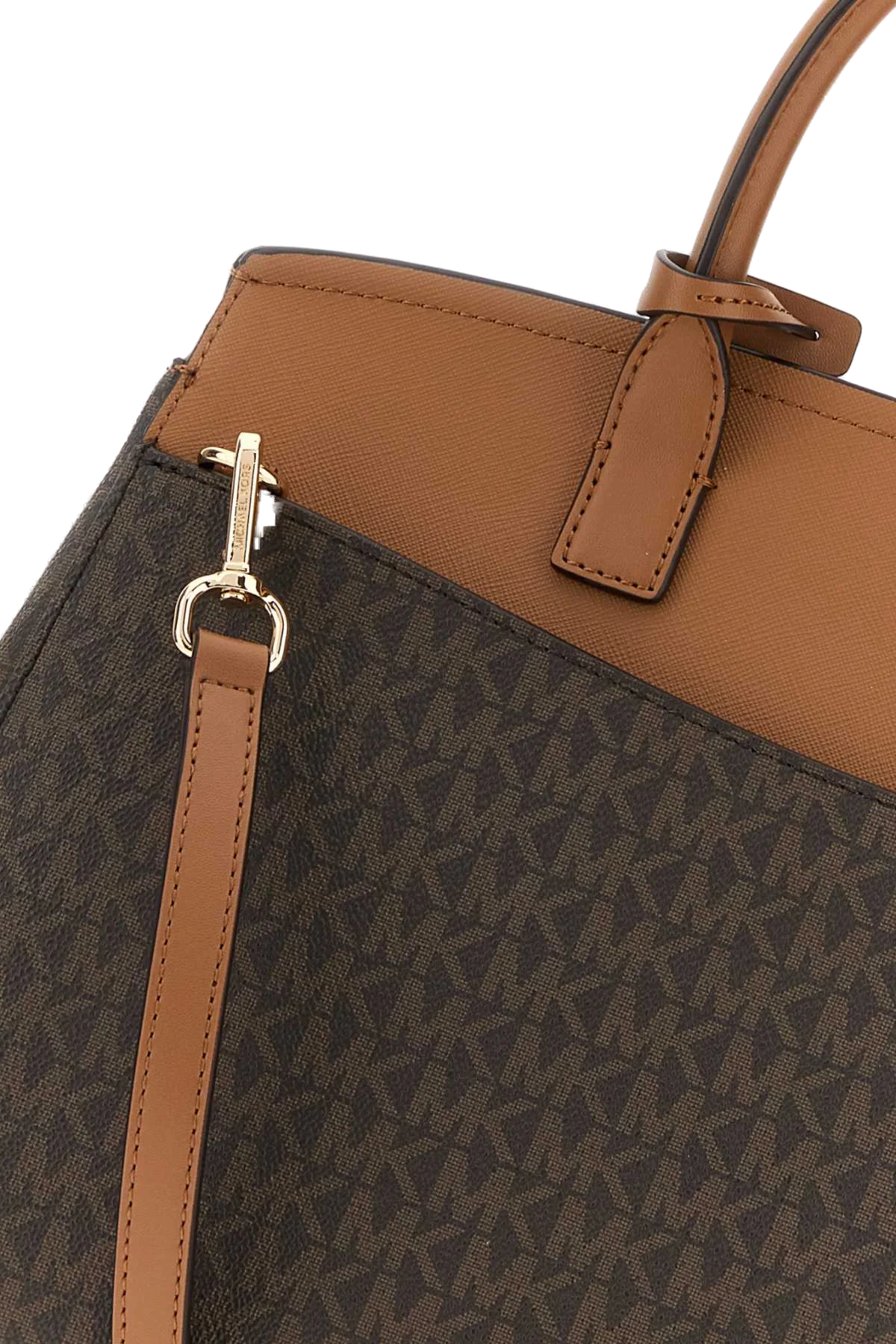 Michael By Michael Kors Hamilton Top Handle Bag — Brown, view 4
