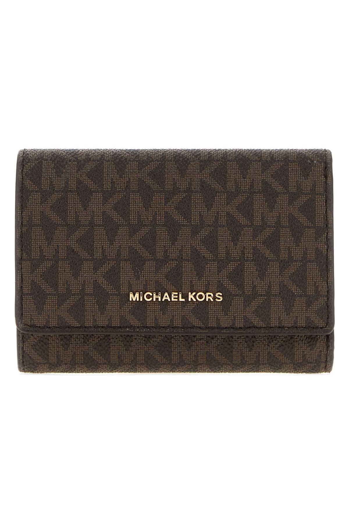 Michael By Michael Kors Trifold Wallet — Brown by Michael By Michael Kors