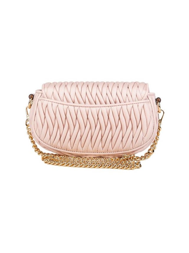 Michael Kors Quilted Cotton Crossbody Bag — Pink, view 3