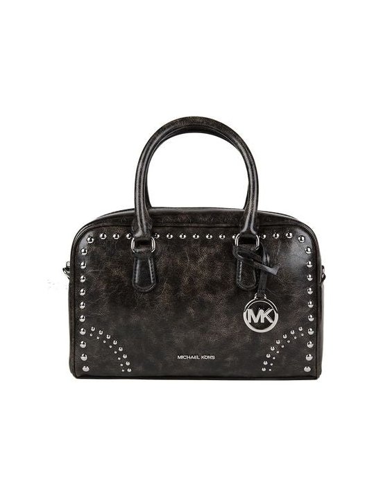 Michael Kors Thompson Satchel — Black, view 5