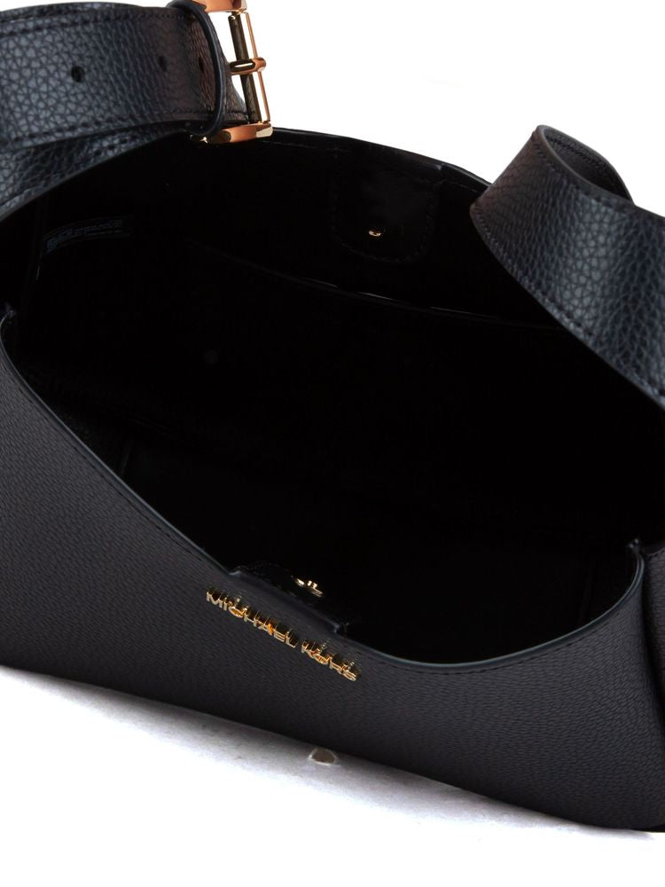 Michael Kors Birch Medium Shoulder Bag — Black, view 4