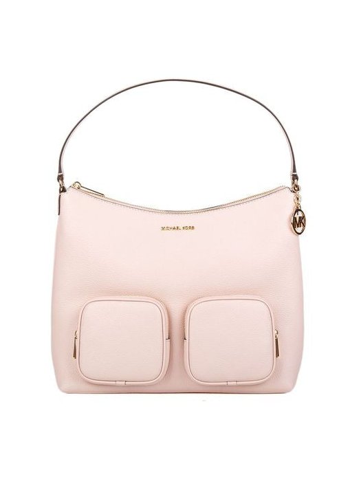 Michael Kors Merritt Large Cargo Shoulder Bag — Pink by Michael Kors