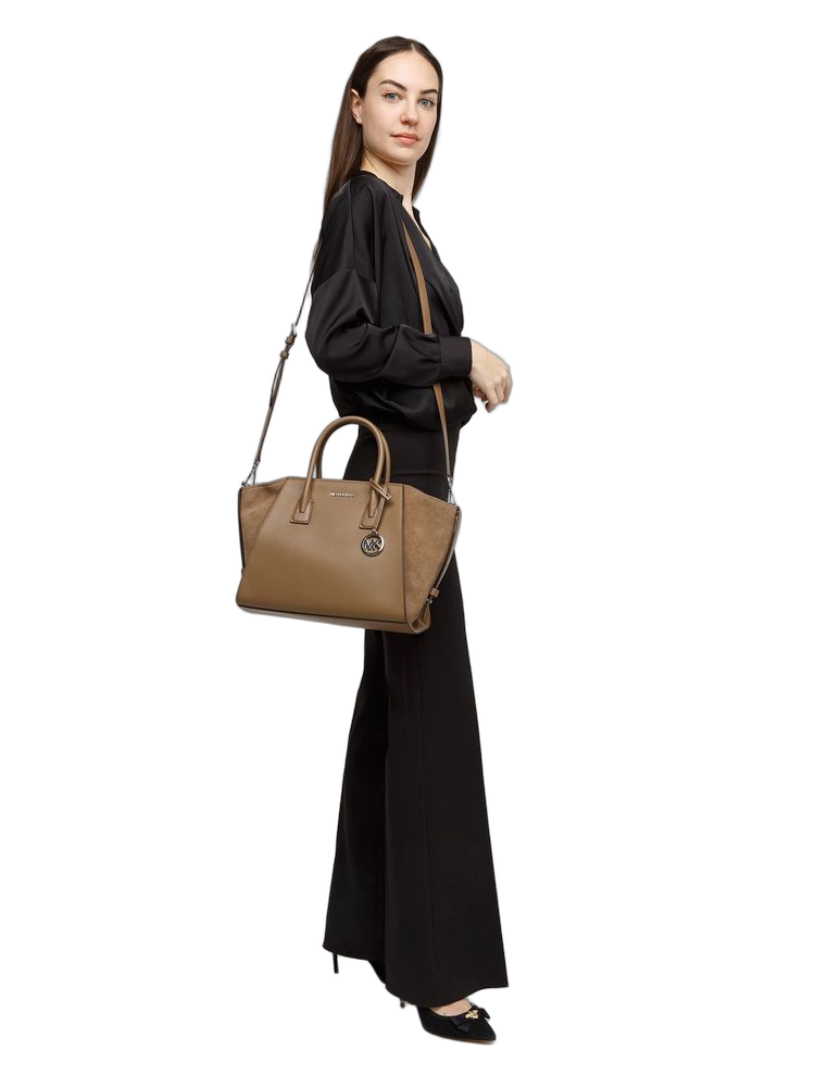 Michael Kors Avril Top Handle Bag — Beige by Michael Kors