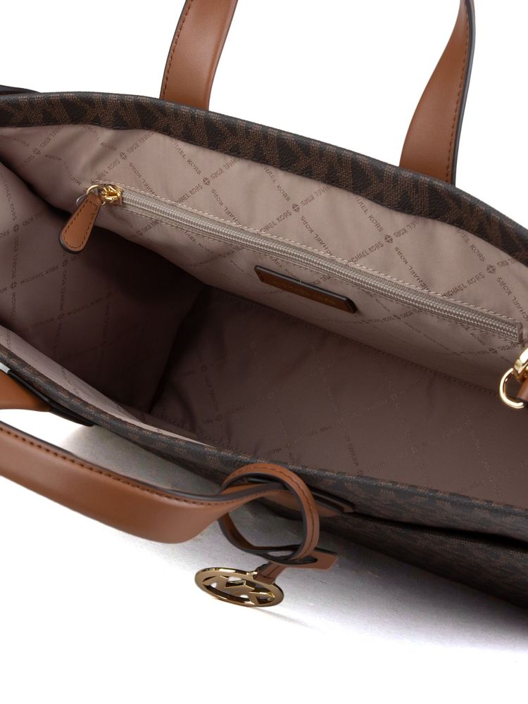 Michael Kors Gigi Tote Bag — Brown, view 4