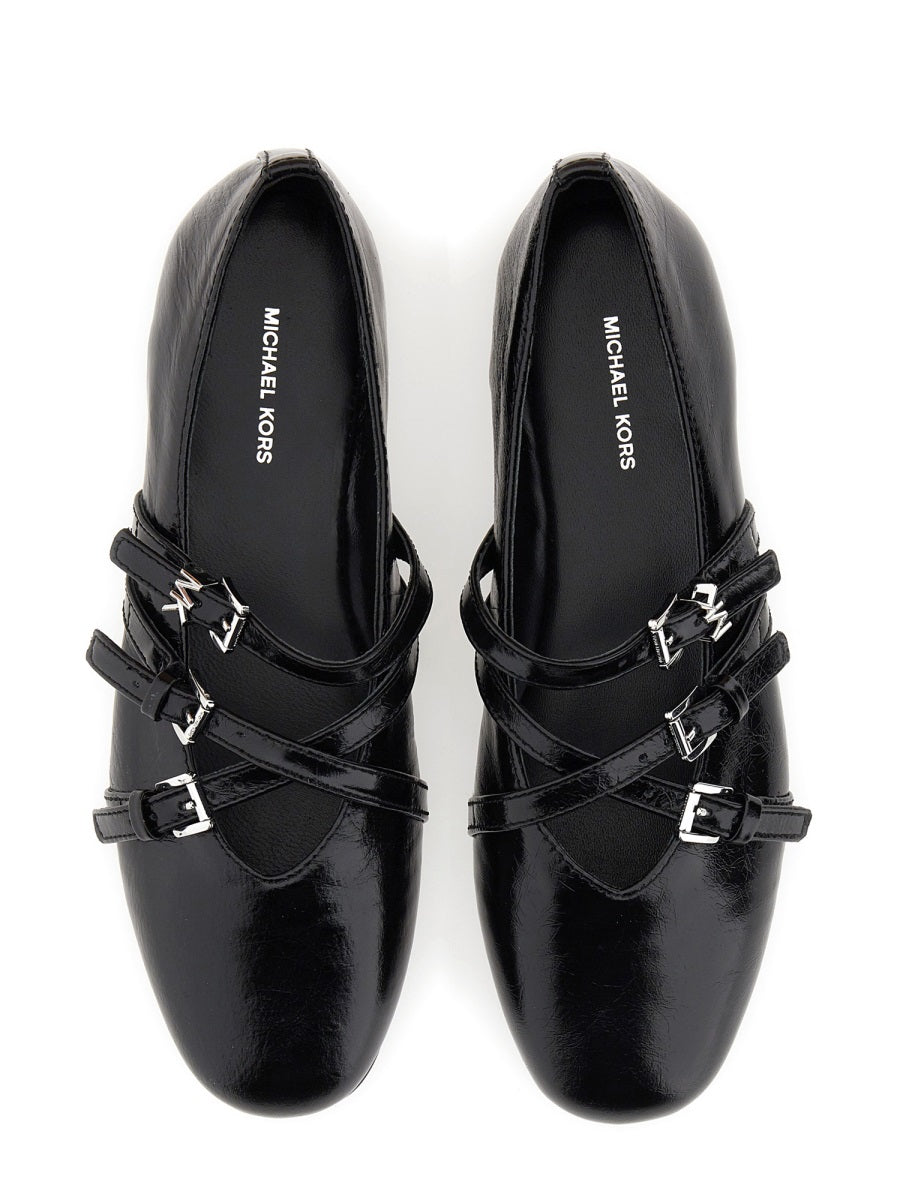 Michael Michael Kors Ballerina Flat — Black, view 5