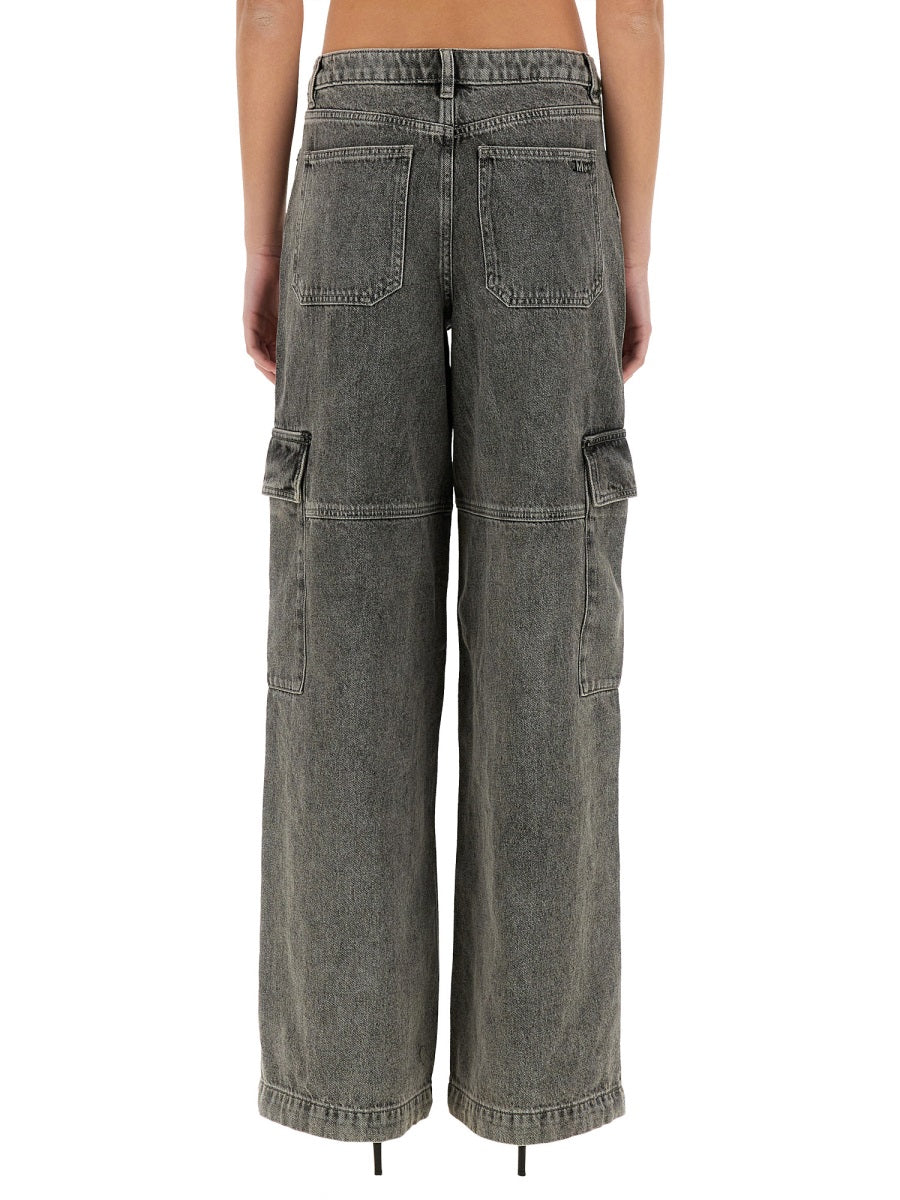 Michael Michael Kors 100% Cotton Cargo Pants — Gray by Michael Michael Kors
