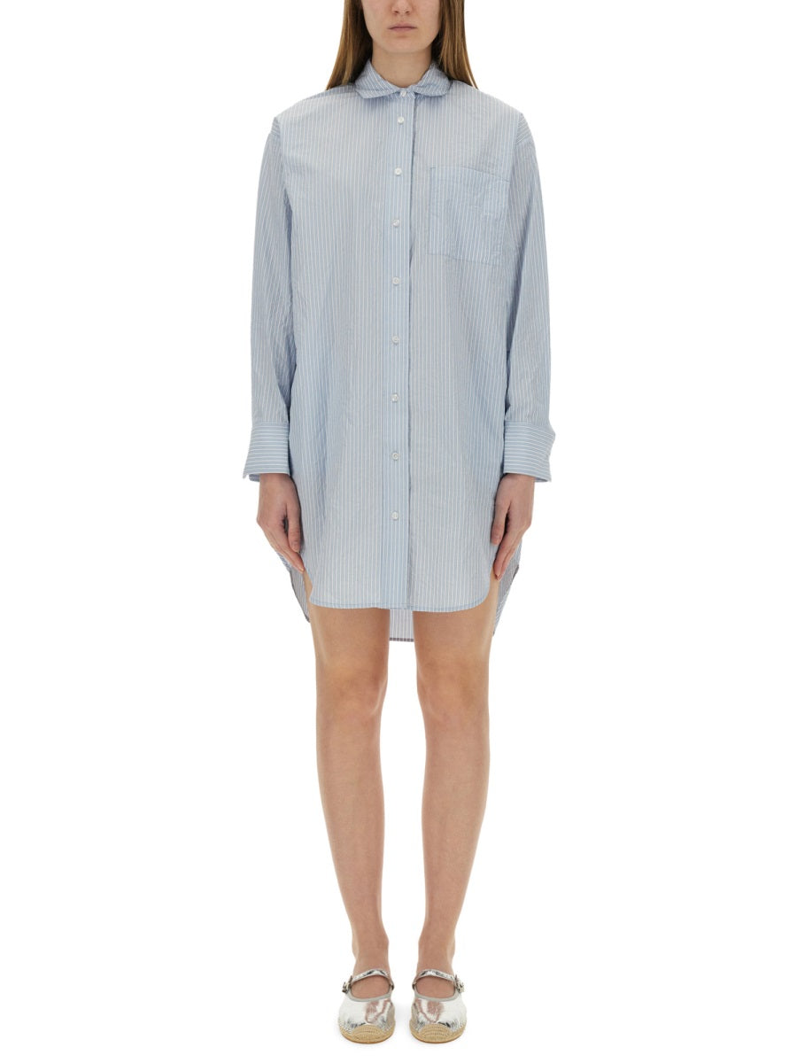 Michael Michael Kors Recycled Polyester Shirt — Blue, view 3