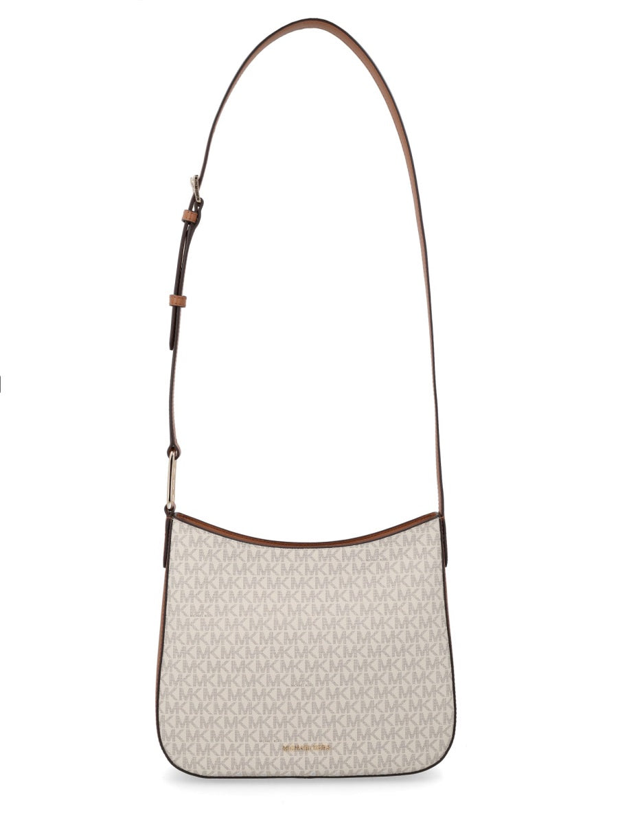 Michael Michael Kors Logo-Detailed Shoulder Bag — Beige, view 3
