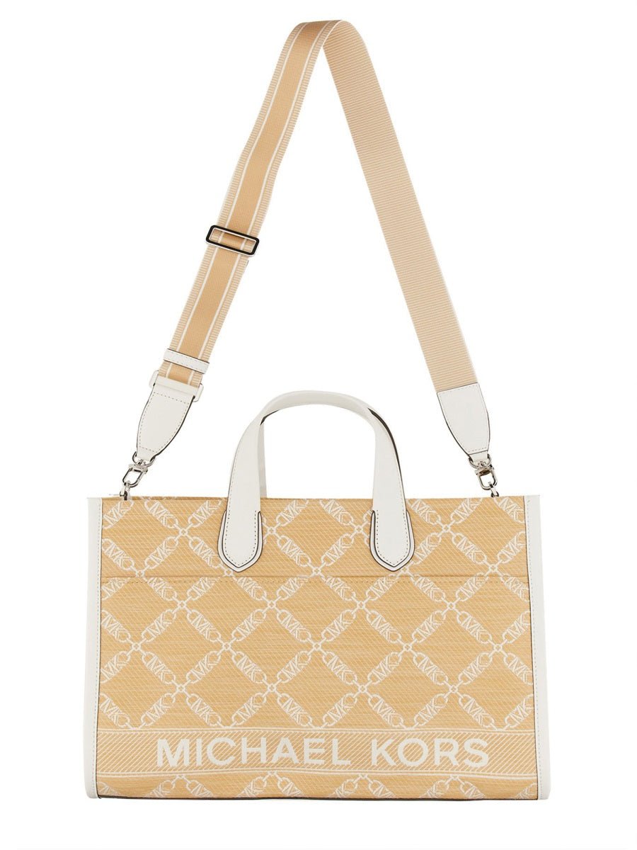 Michael Michael Kors Polyethylene Tote Bag — Beige, view 4