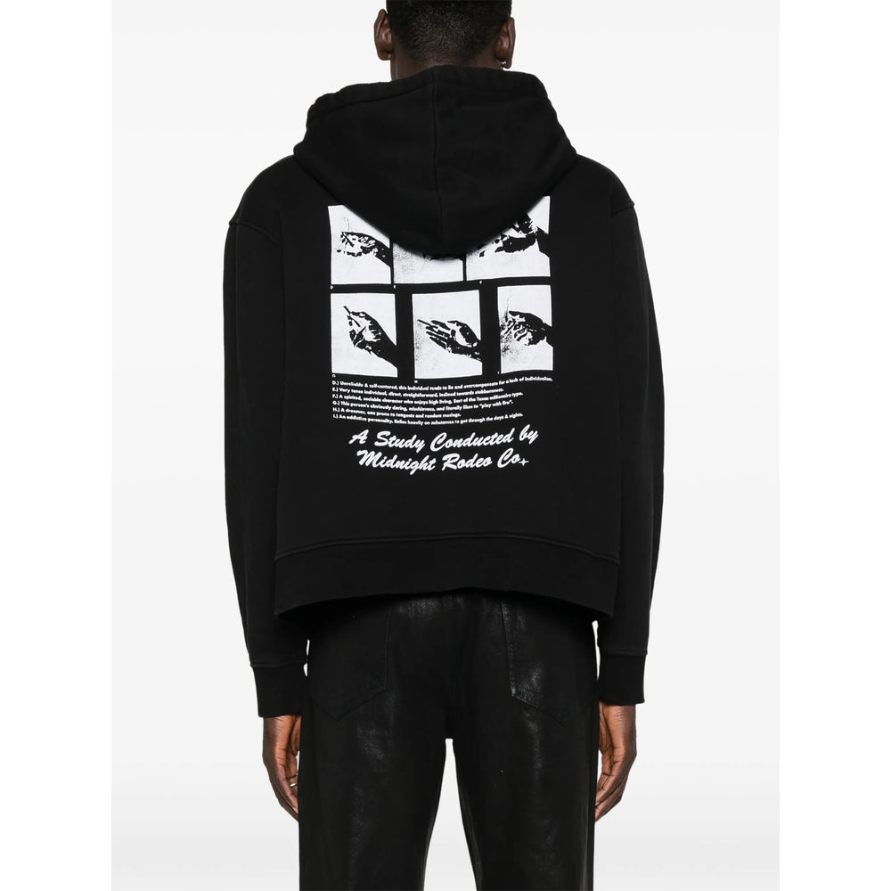 Midnight Rodeo Cigarette Hoodie — Black, view 5