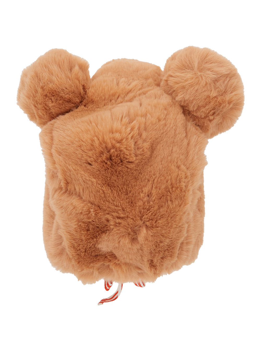 Mini Rodini 2576510028 Plush Ear-Detail Novelty Winter Hat — Pink, view 2