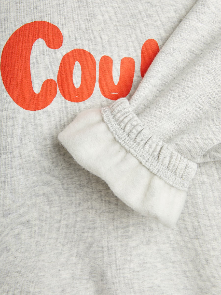 Mini Rodini Hoodie — Gray, view 3