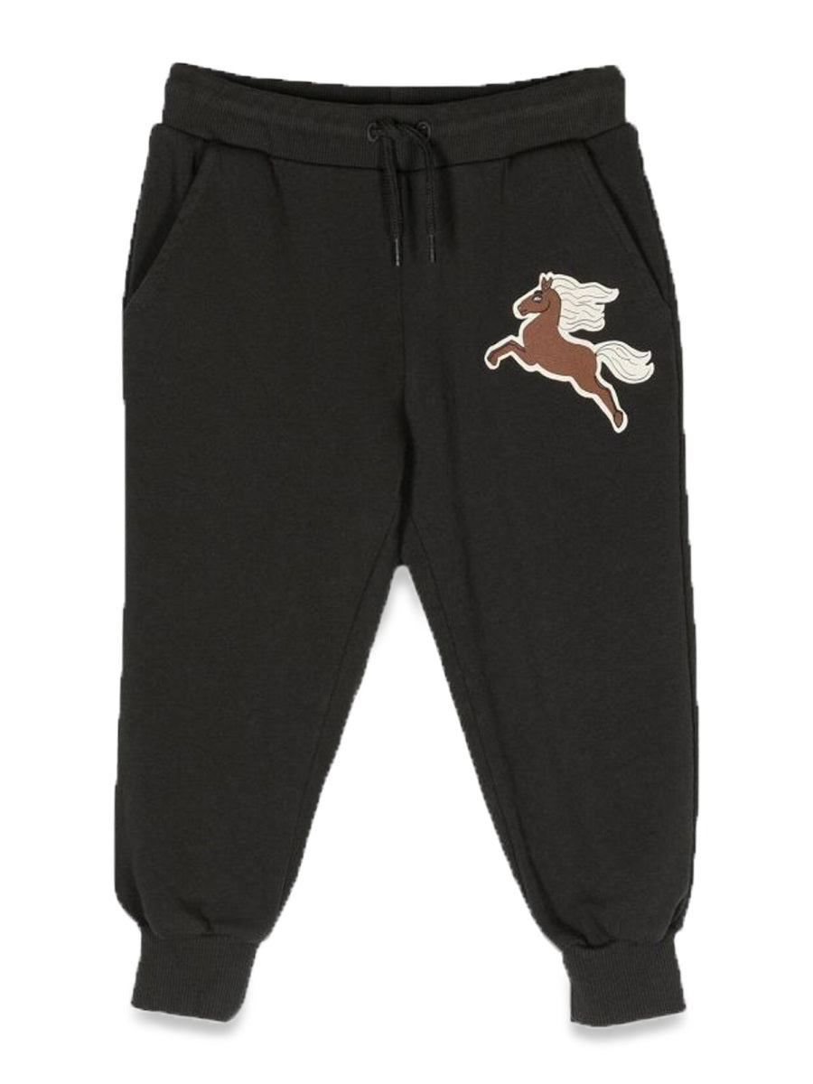 Mini Rodini Organic Cotton Joggers — Black by Mini Rodini