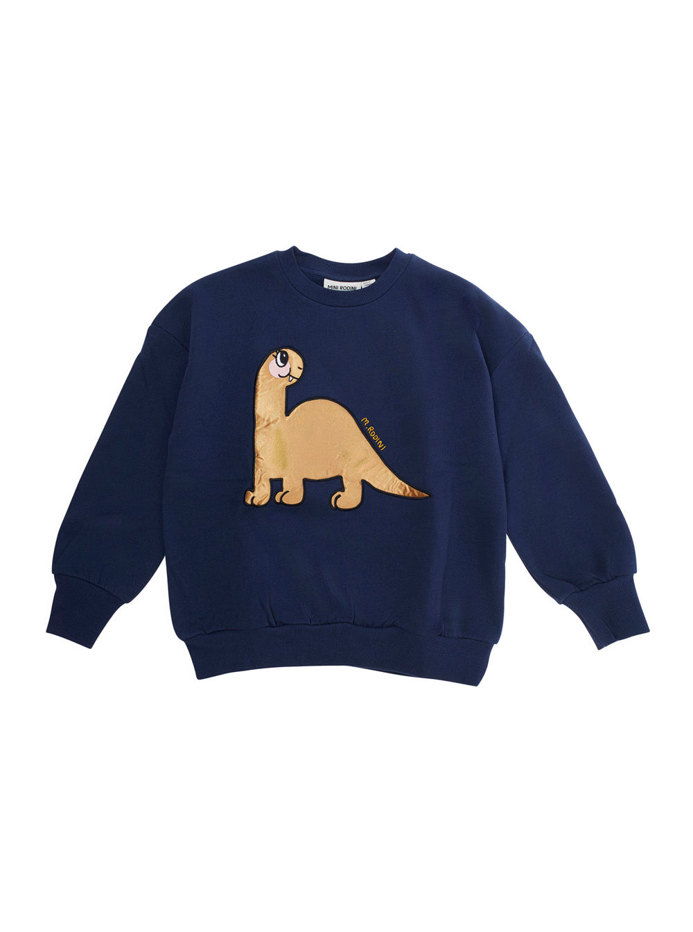 Mini Rodini Dinosaur Patch Sweatshirt — Navy by Mini Rodini