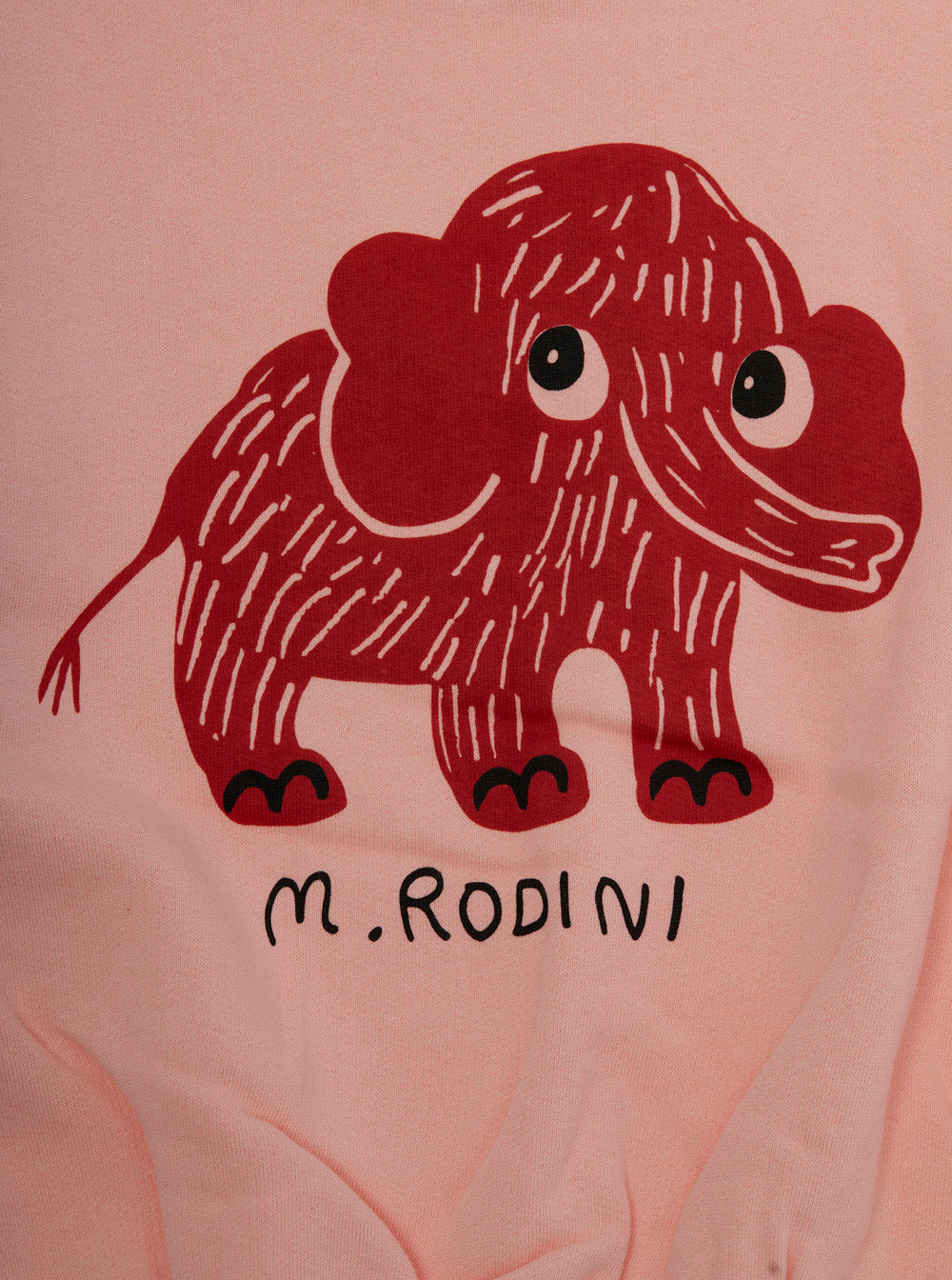 Mini Rodini Character-Print Crewneck Sweatshirt — Pink, view 3