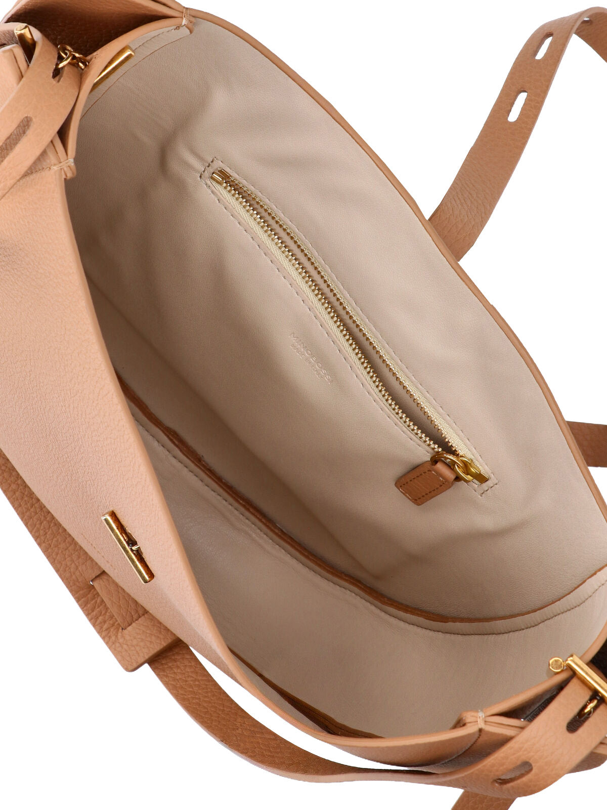 Minobossi Grained Leather Shoulder Bag — Pink, view 4