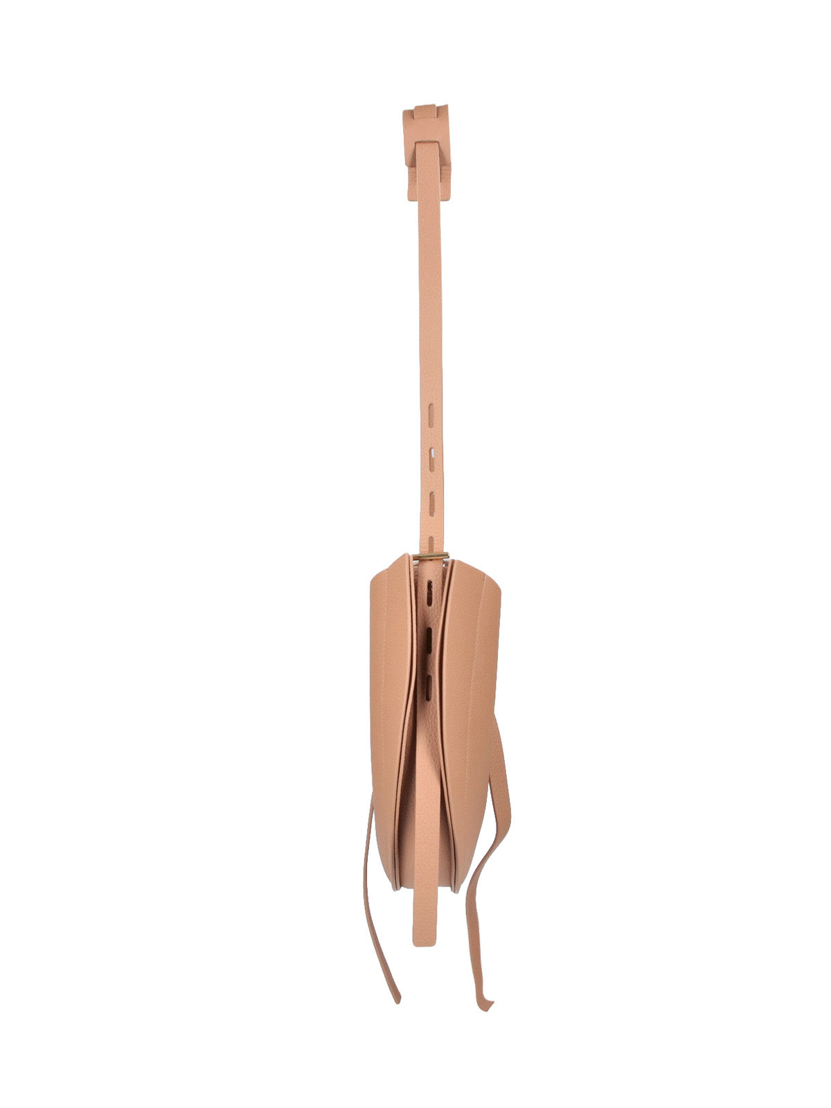 Minobossi Grained Leather Shoulder Bag — Pink, view 5