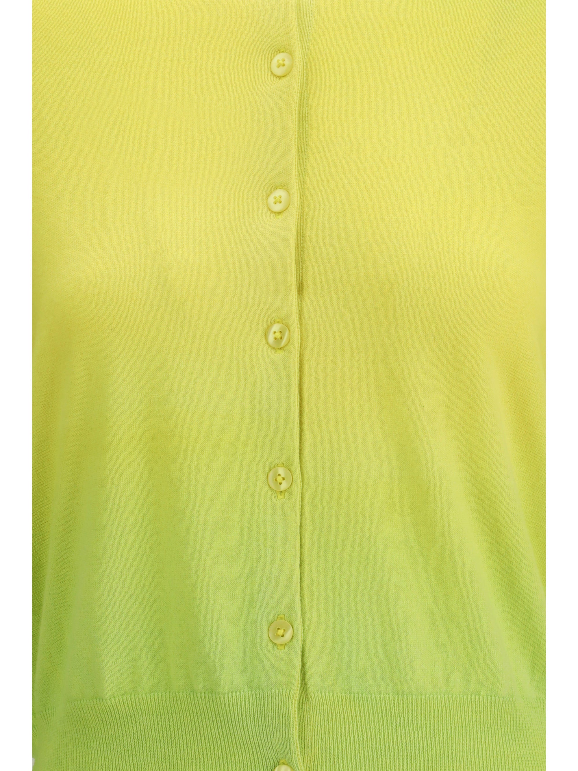 Mirror In The Sky Cardigan — Yellow, view 2