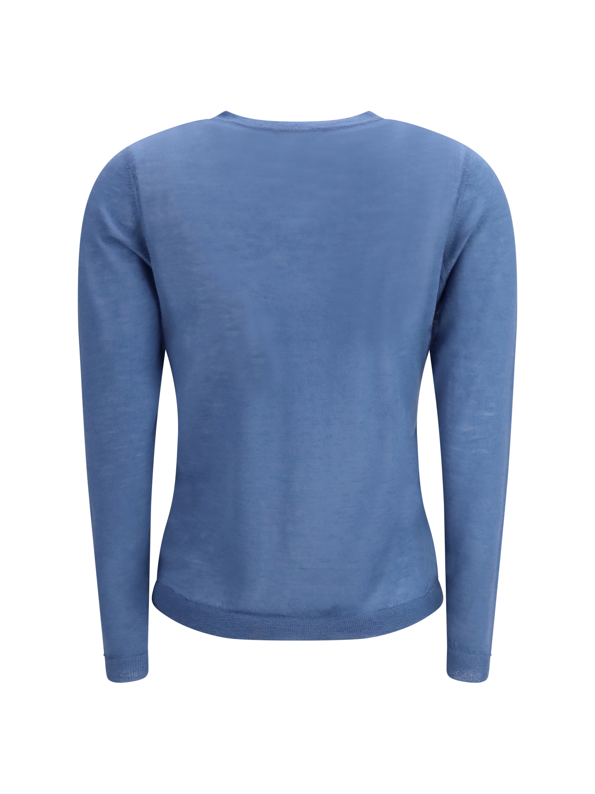 Mirror In The Sky Surya Henley Cardigan — Blue, view 3