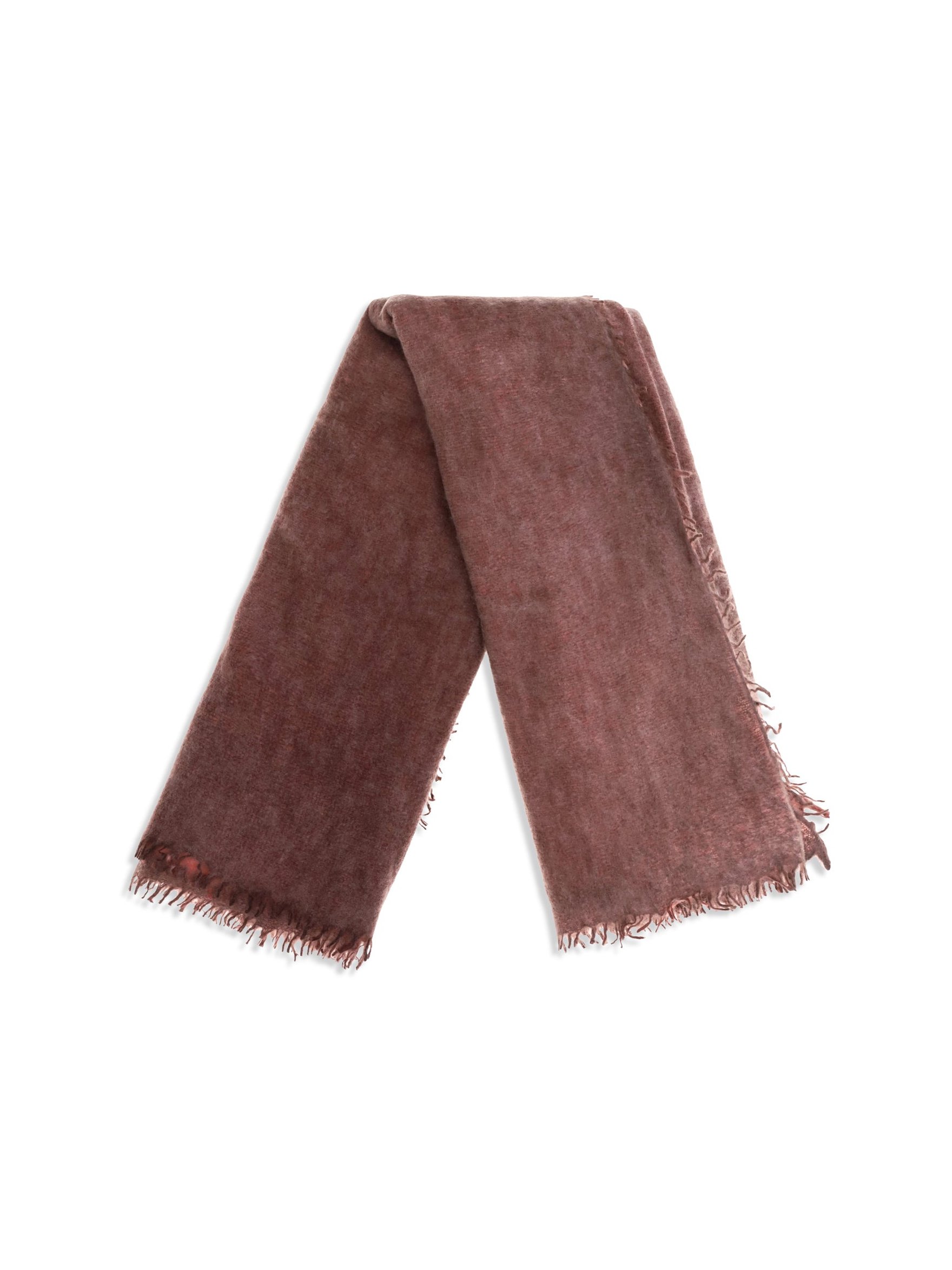 Mirror In The Sky Lightweight Cashmere Scarf — Brown by Mirror In The Sky