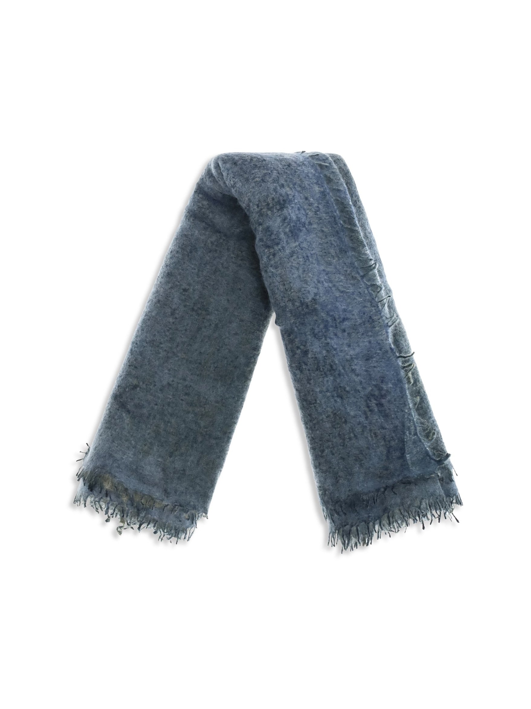 Mirror In The Sky Lightweight Cashmere Scarf — Gray, view 2