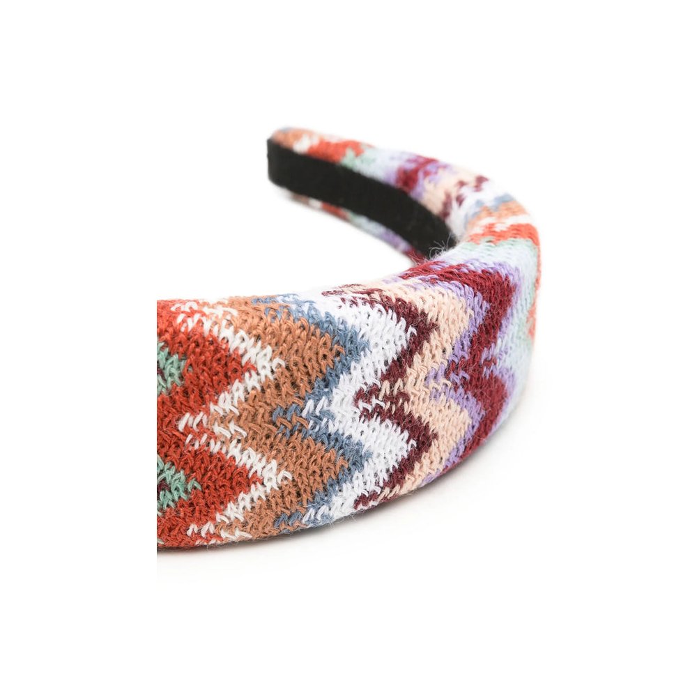 Missoni Multicolor Knit Headband — Multicolor, view 2