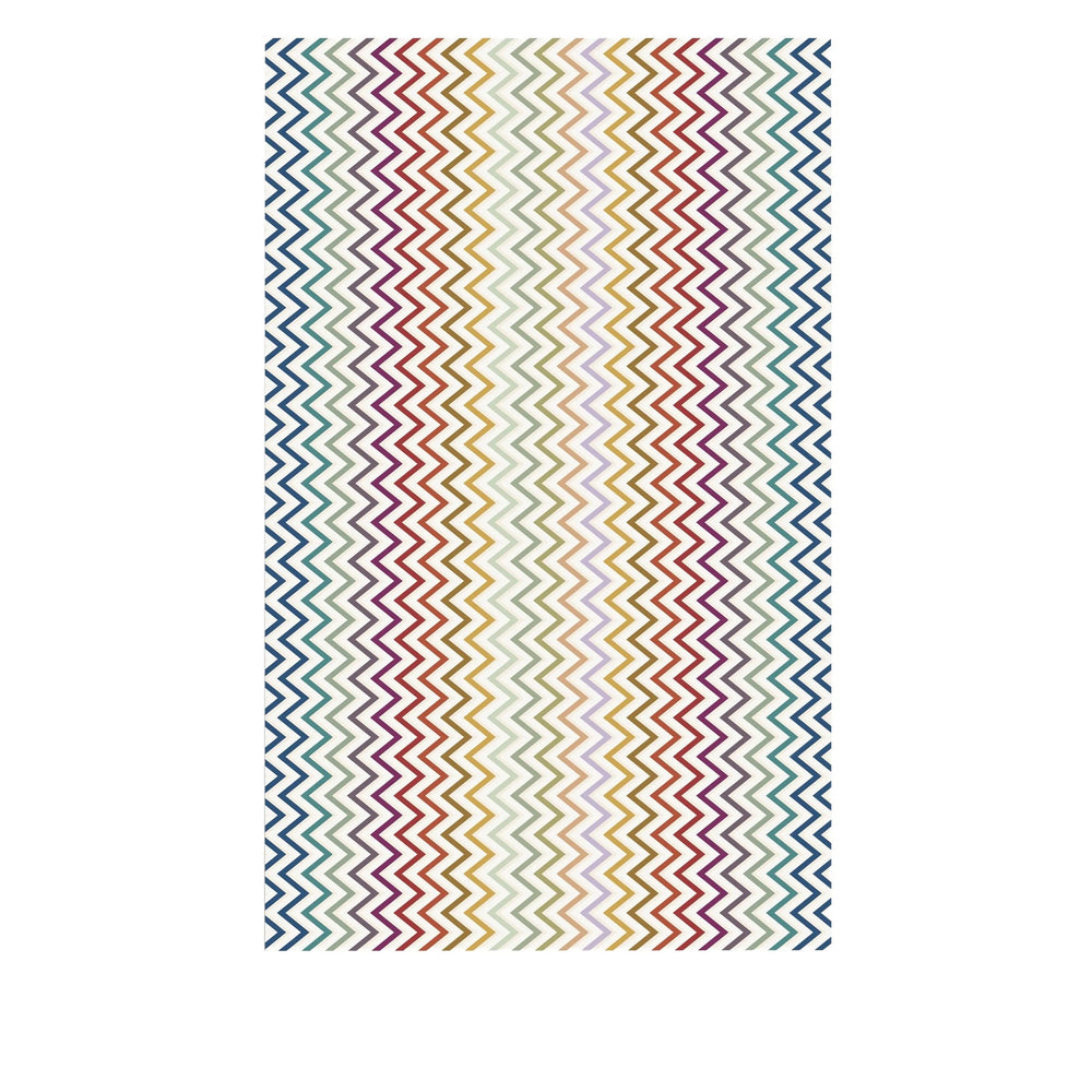 Missoni Home Chevron-Patterned Cotton Scarf — White by Missoni Home