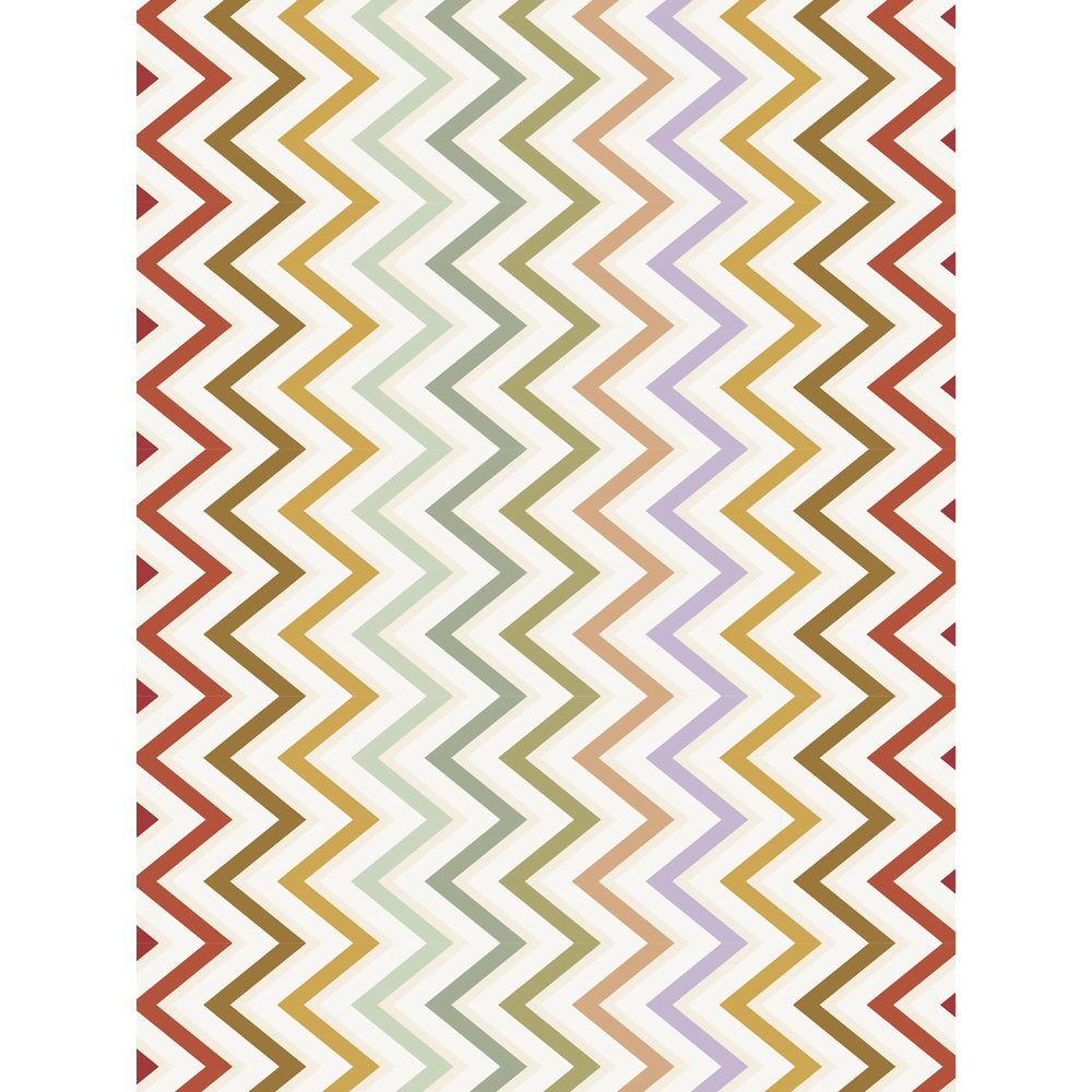 Missoni Home Chevron-Patterned Cotton Scarf — White, view 2