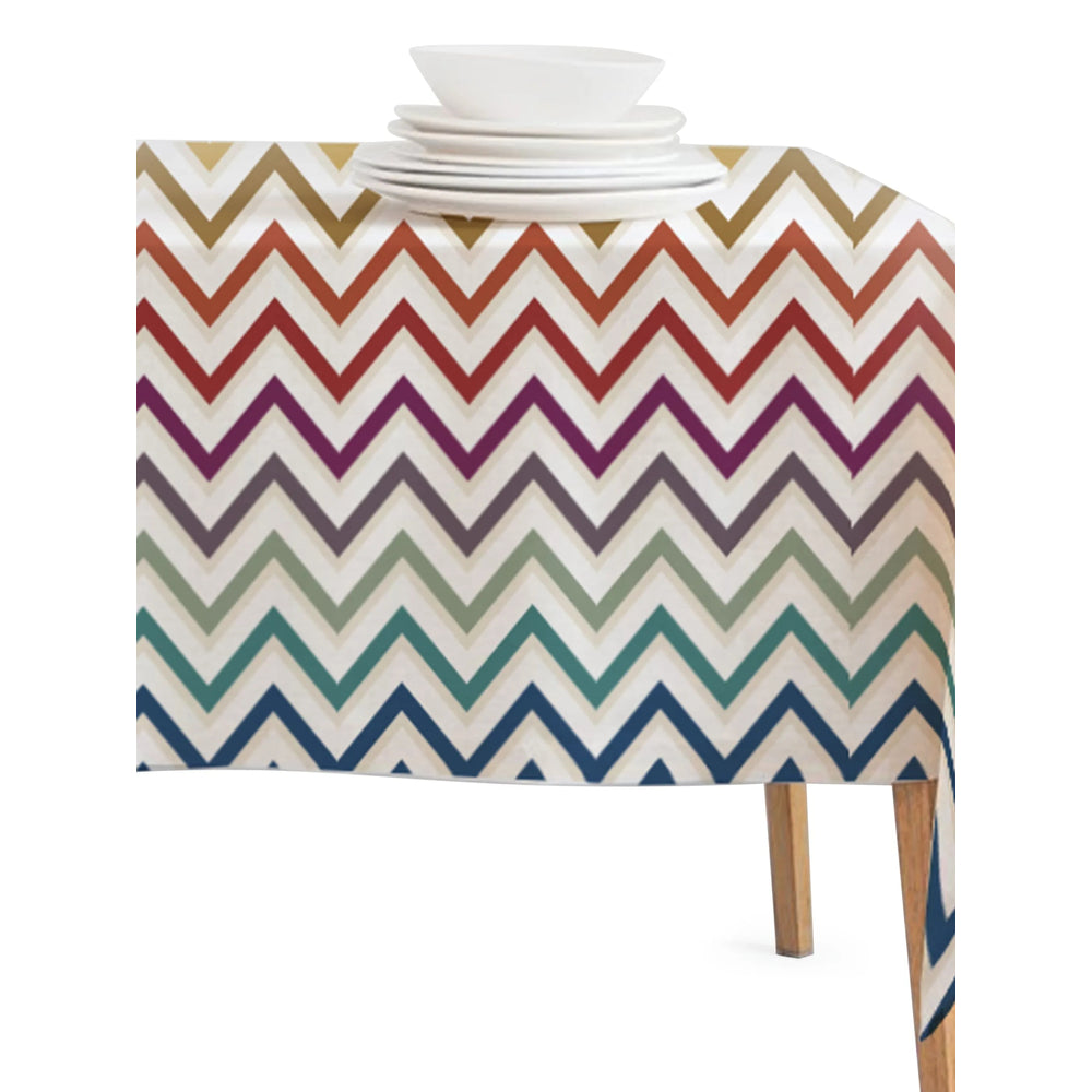 Missoni Home Chevron-Patterned Cotton Scarf — White, view 3