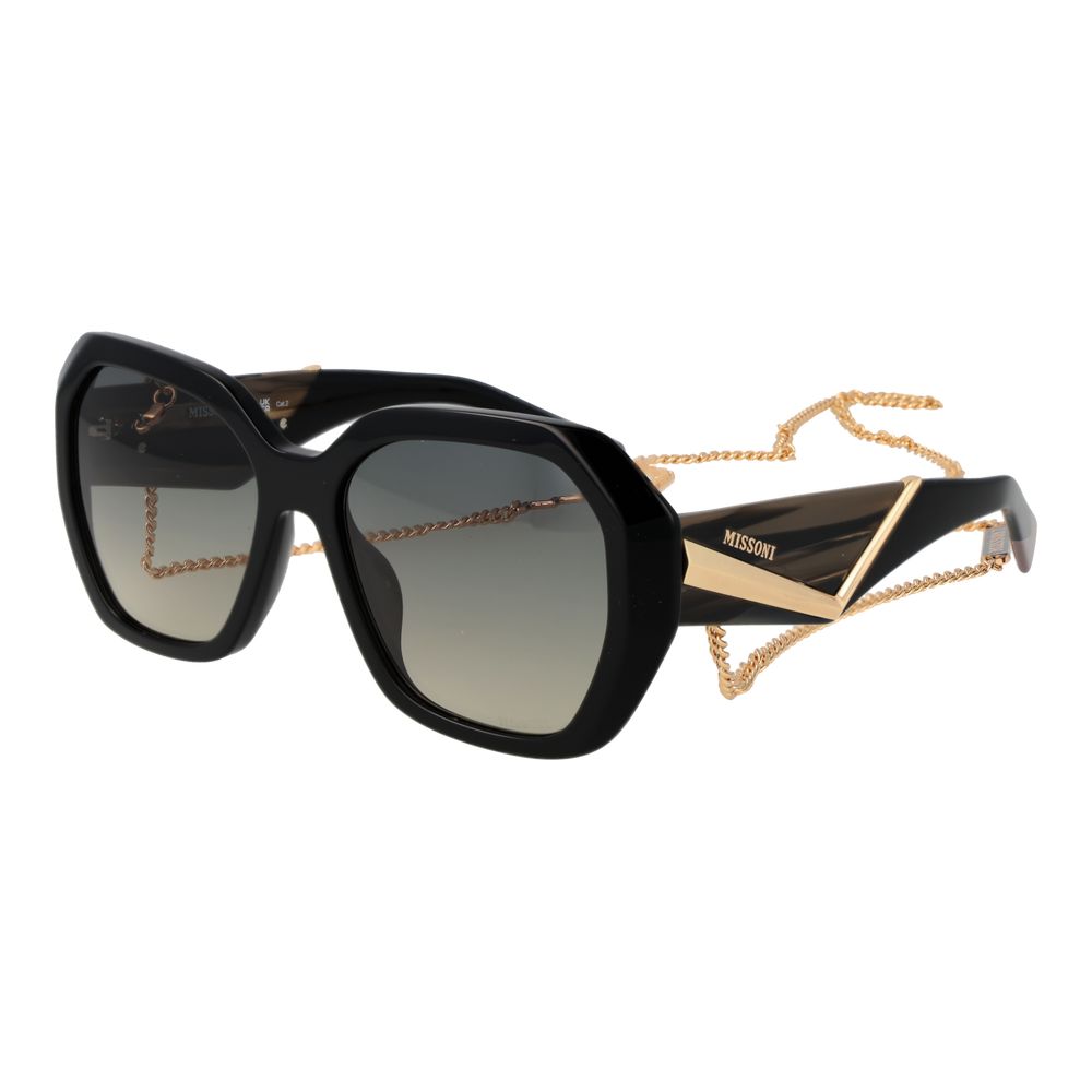 Missoni MI-1067714 Gradient Lens Acetate Sunglasses — Black by Missoni